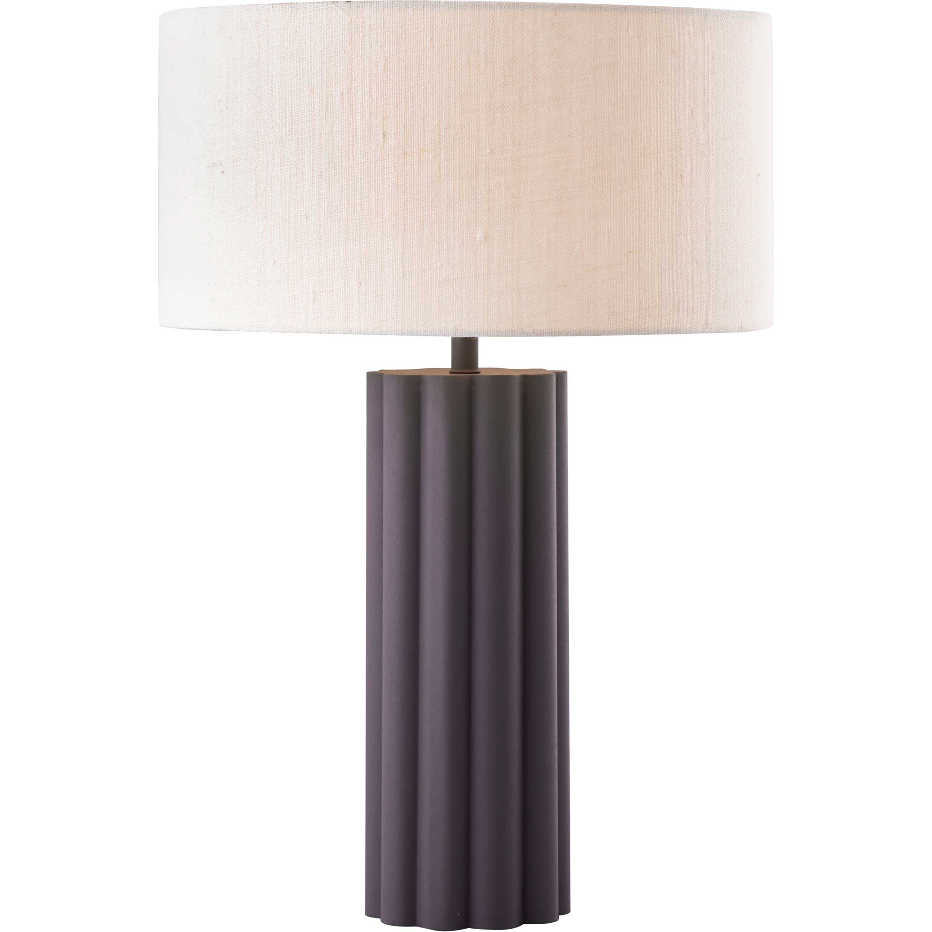 Lance Table Lamp Gray/White - Image 2