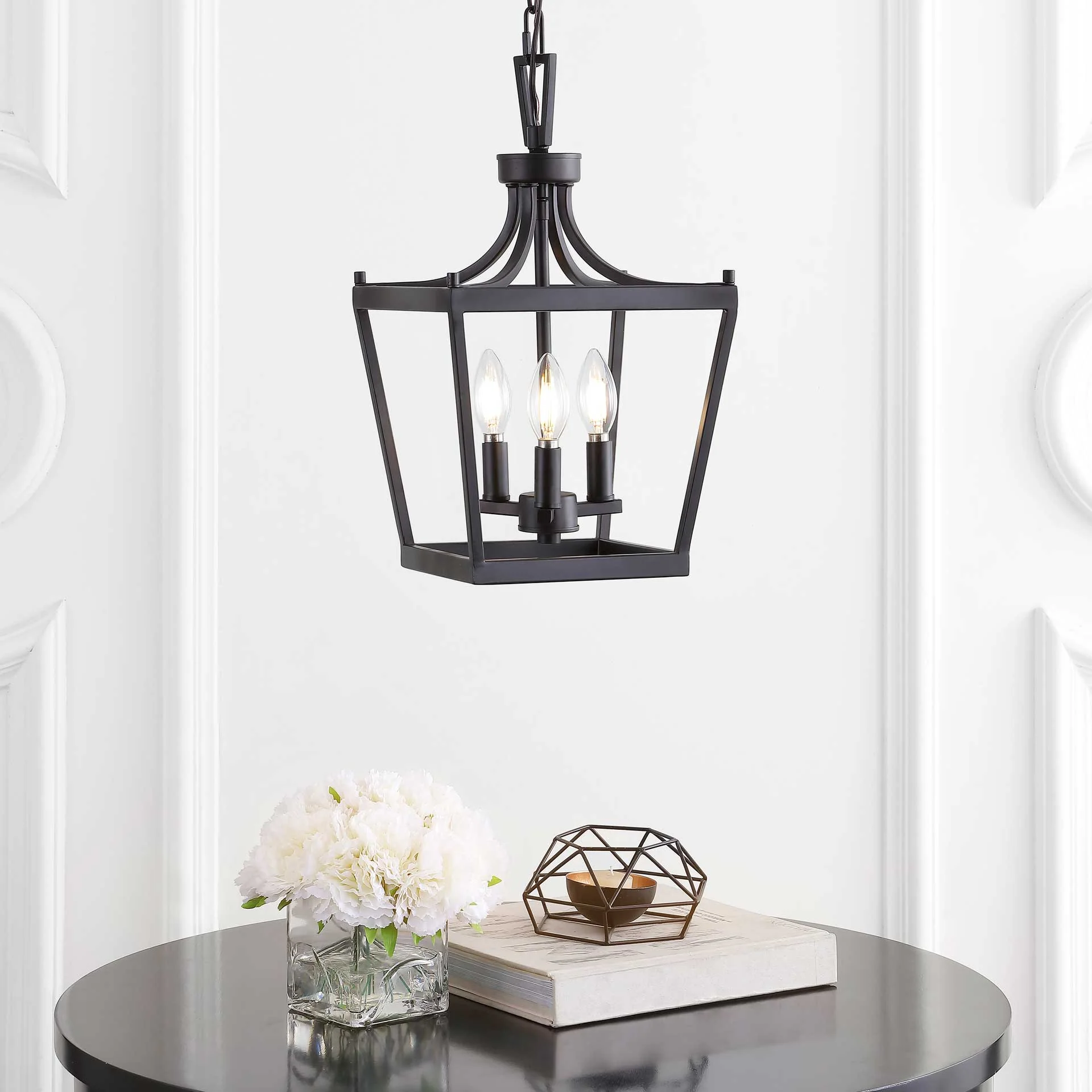 Landen 3 Light Pendant Bronze/Black - Image 4