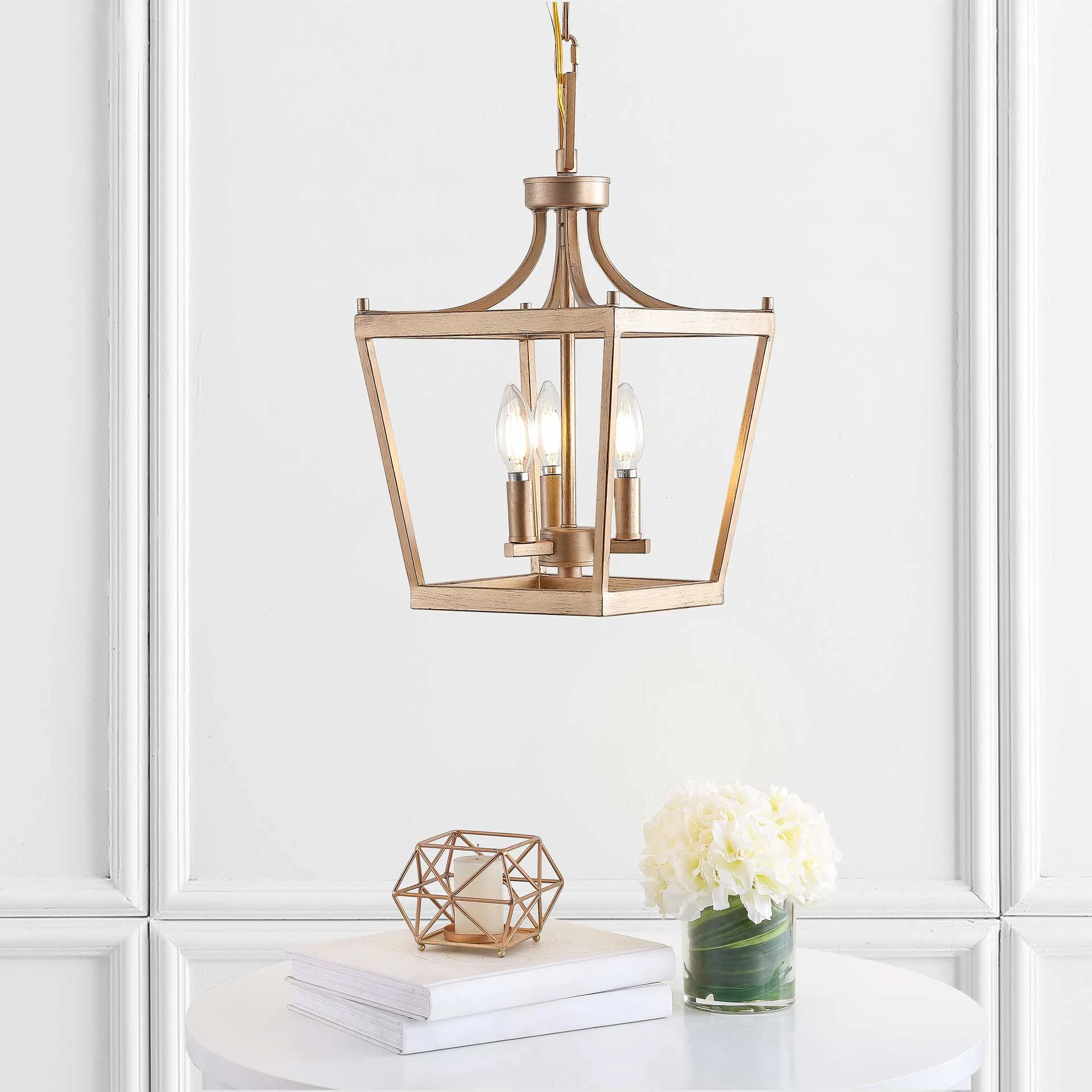 Landen 3 Light Pendant Gold Painted - Image 4