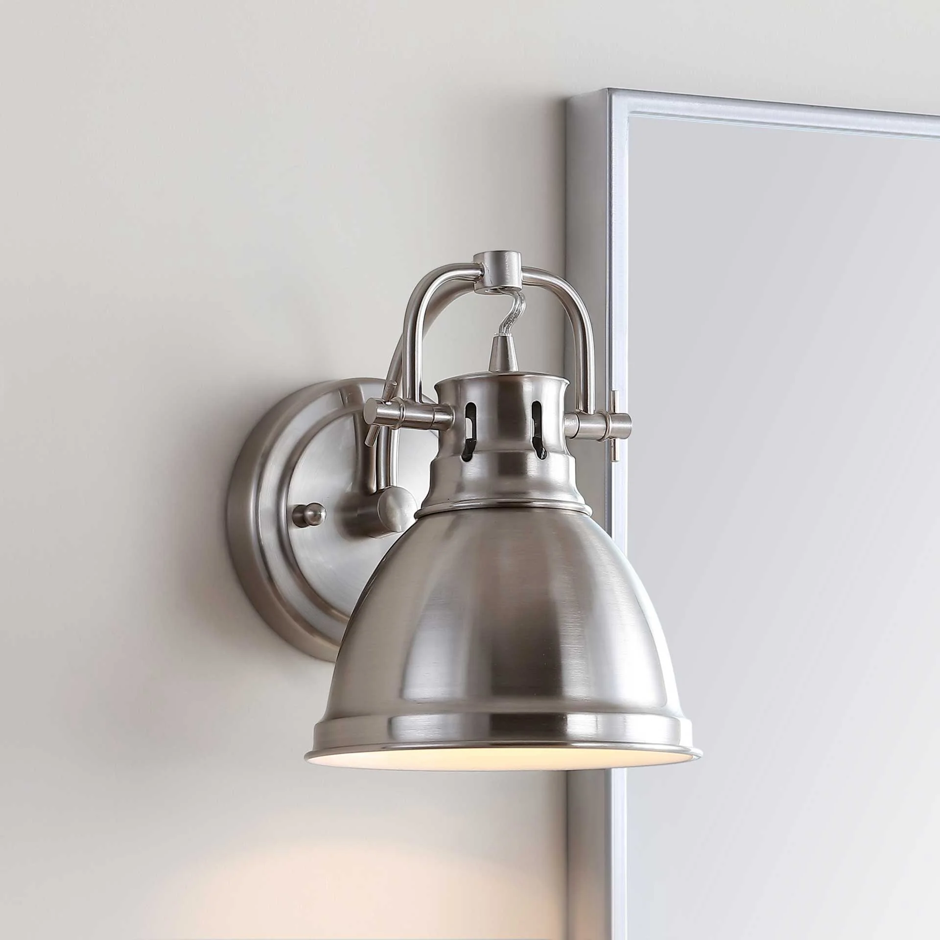 Landon Bathroom Sconce Brush Nickel - Image 4