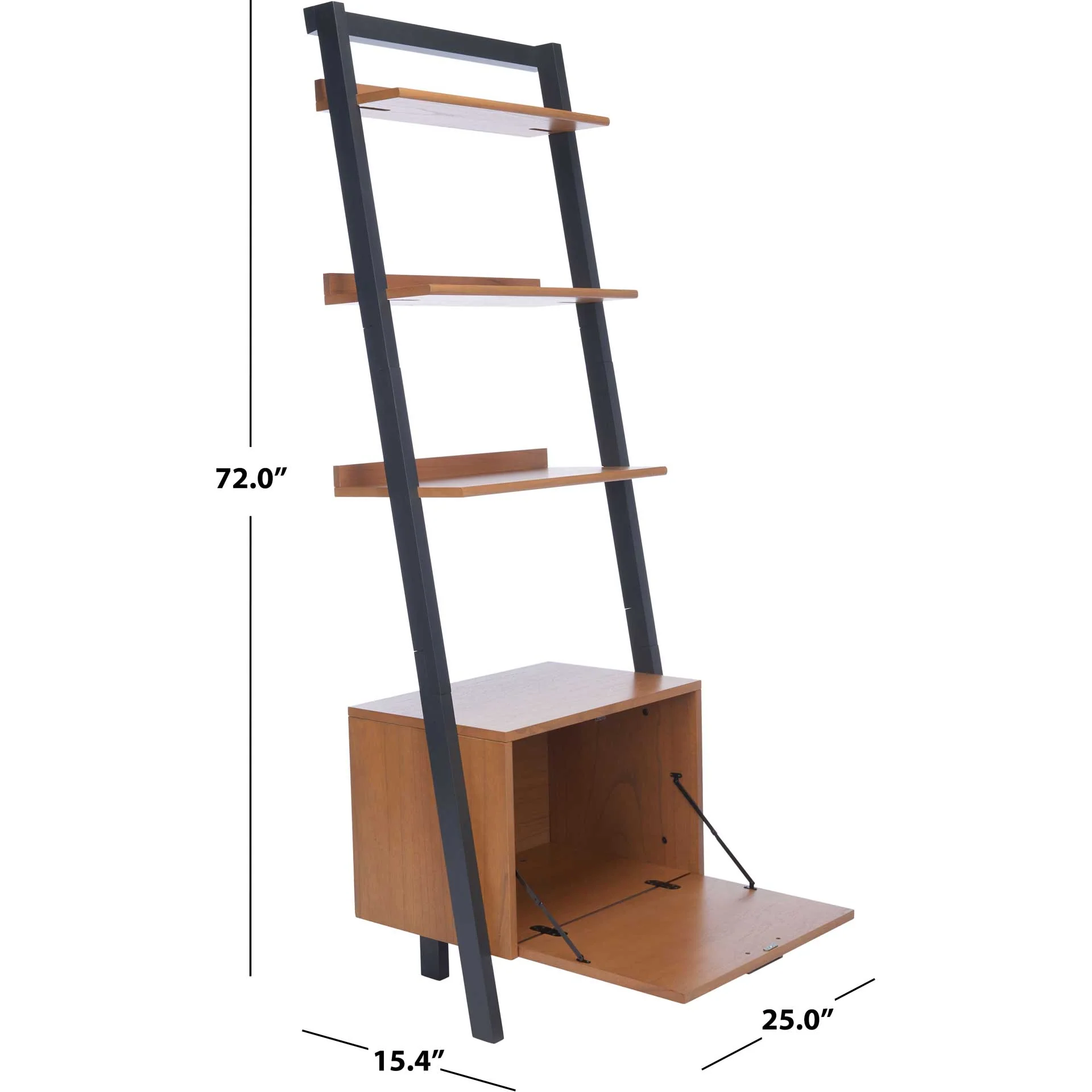 Landria 3 Shelf 1 Door Etagere Natural/Charcoal - Image 10