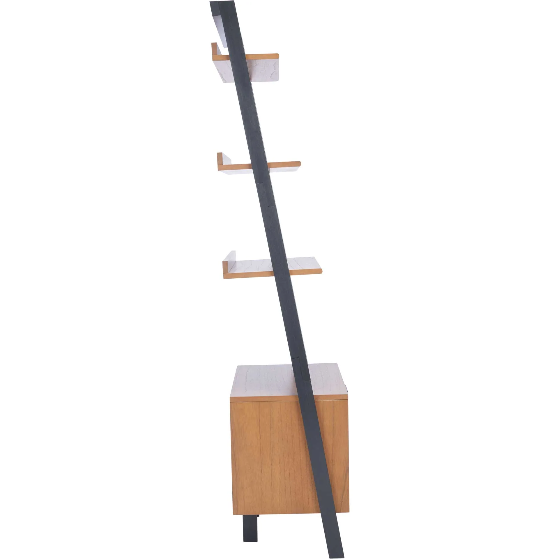Landria 3 Shelf 1 Door Etagere Natural/Charcoal - Image 3