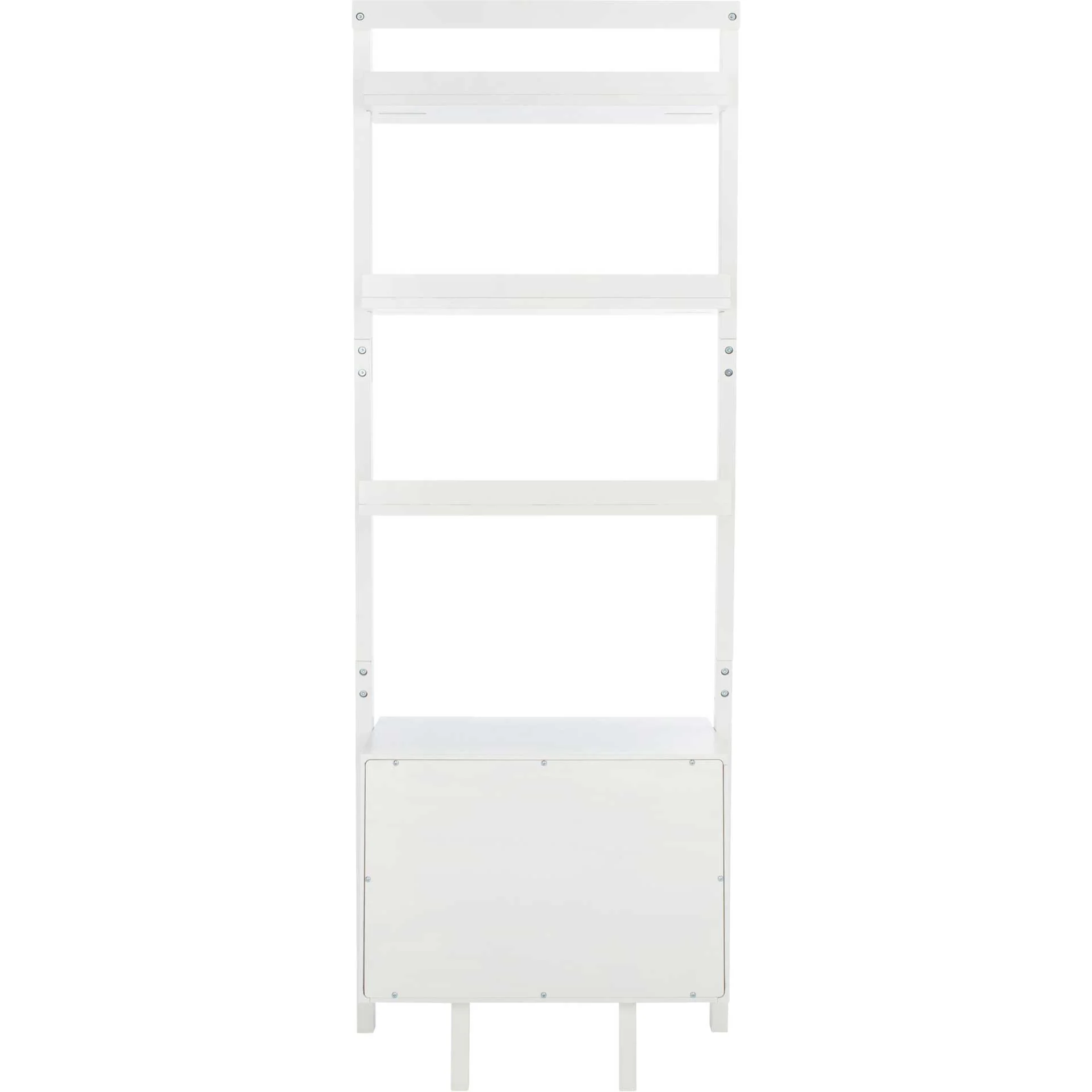 Landria 3 Shelf 1 Door Etagere White - Image 3
