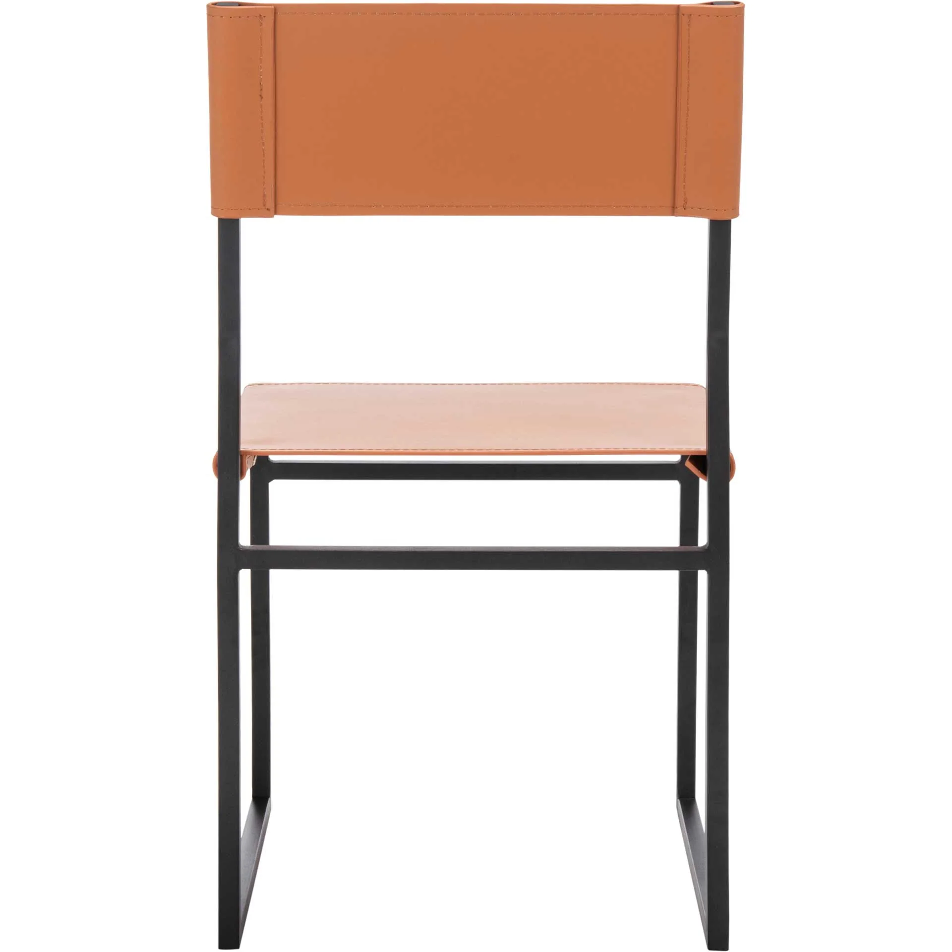 Landry Dining Chairs Cognac/Black (Set of 2) - Image 4