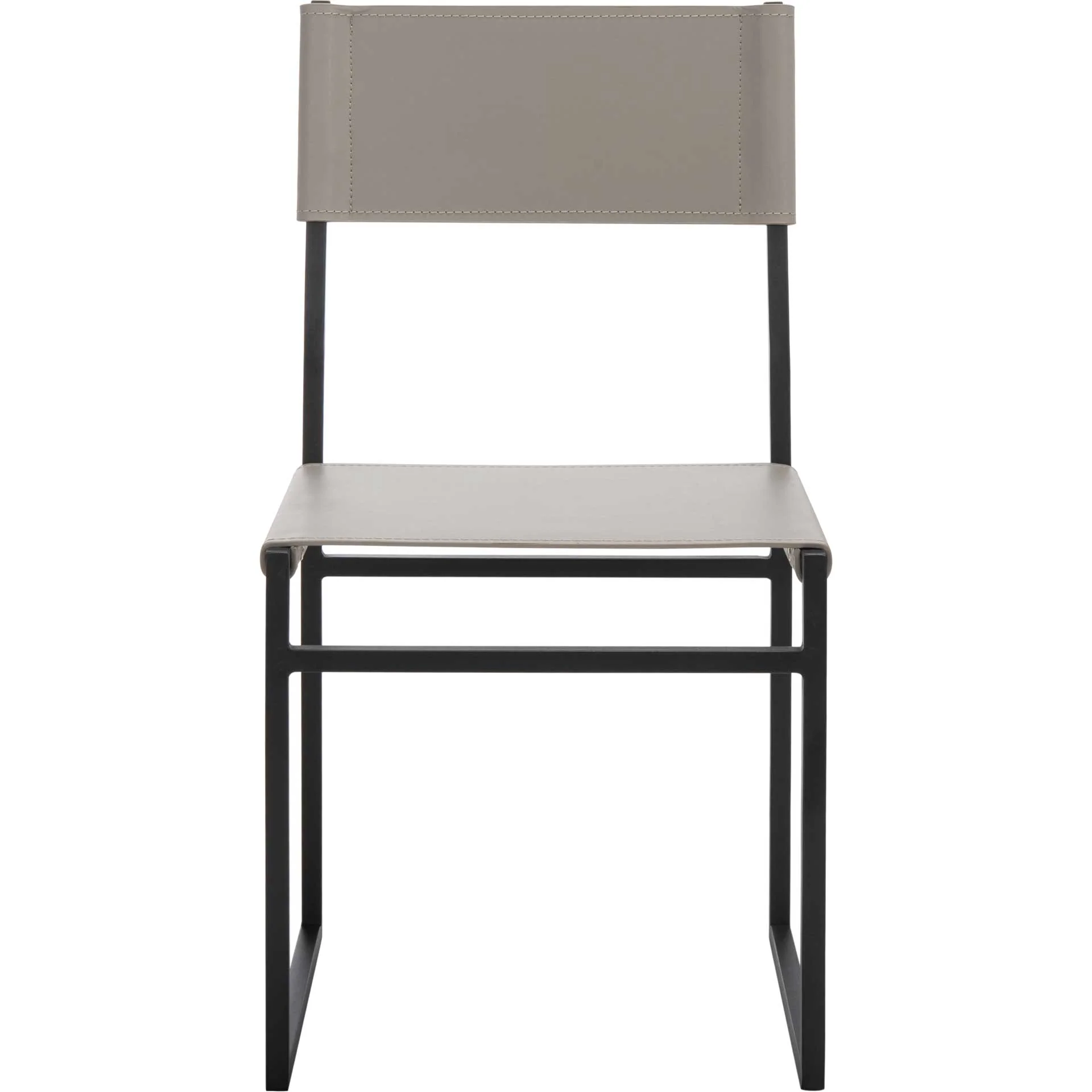 Landry Dining Chairs Light Gray/Black (Set of 2) - Image 3