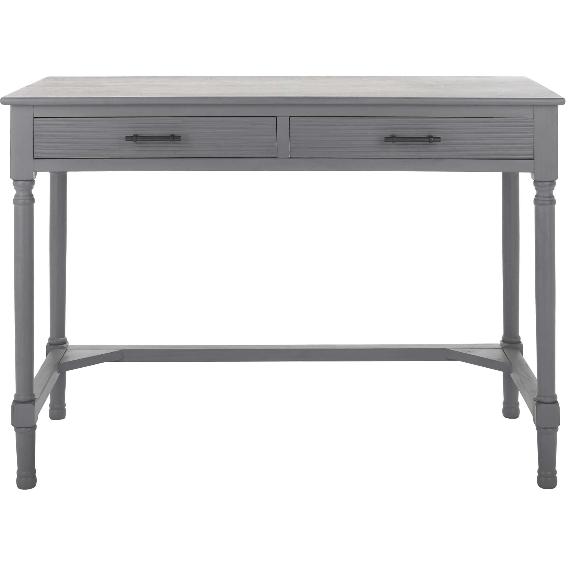 Lani 2 Drawer Desk Distressed Gray - Image 2
