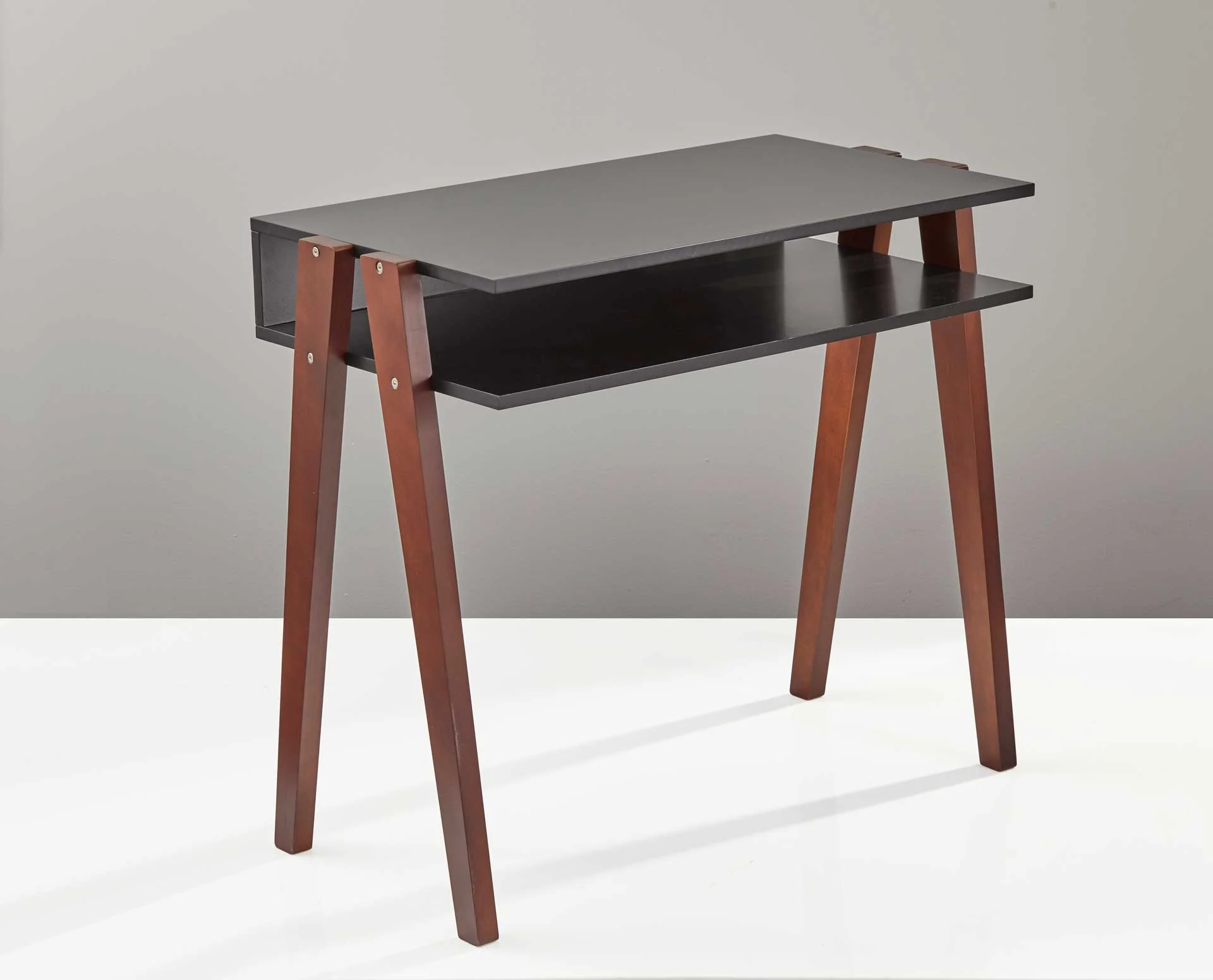 Laon Desk Black/Walnut - Image 2