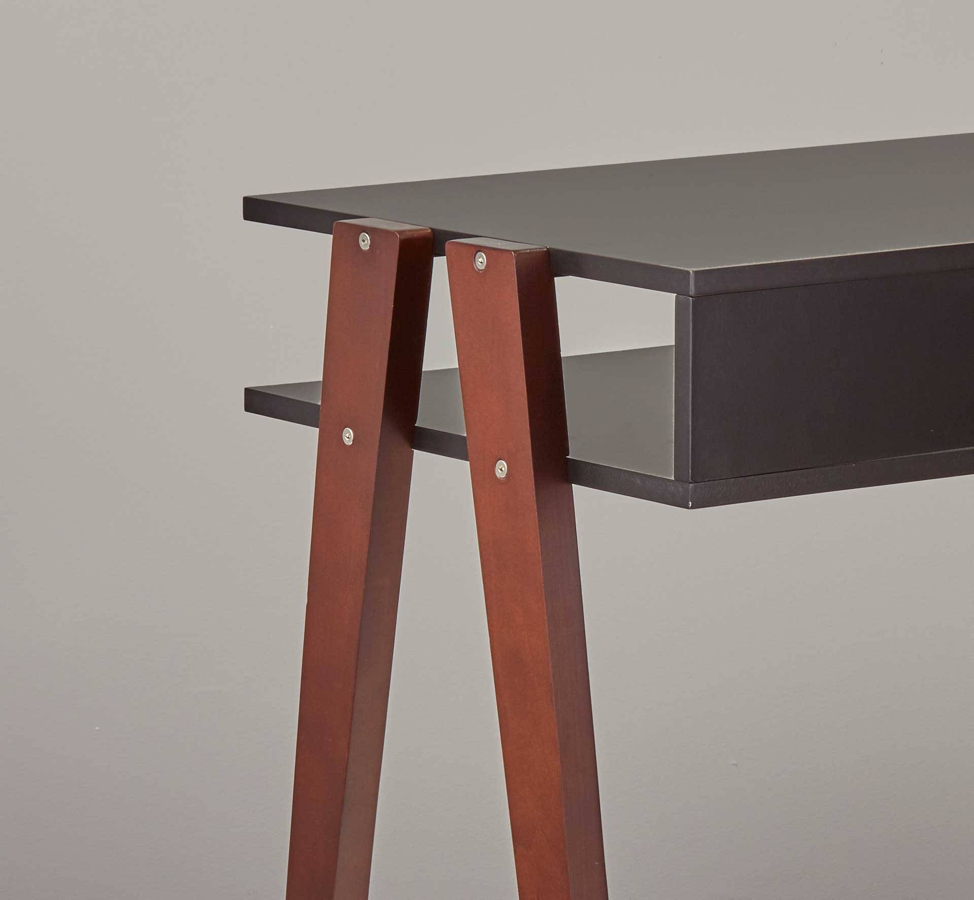 Laon Desk Black/Walnut - Image 3
