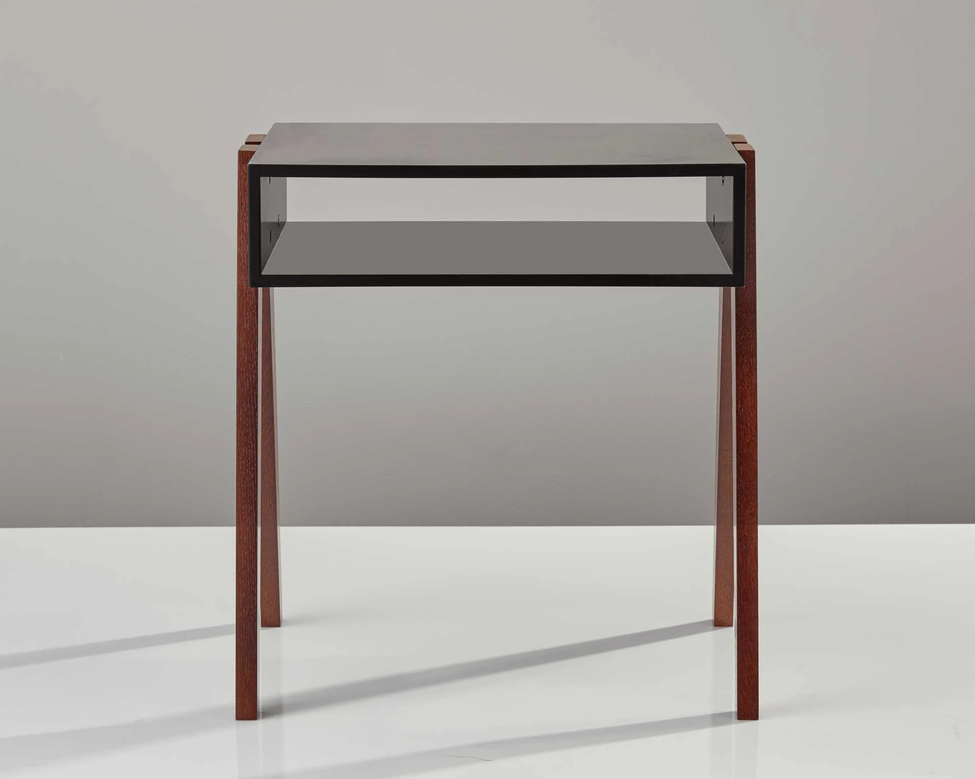 Laon End Table Black/Walnut - Image 4