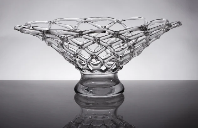 Large Glass Web Bowl - Image 2