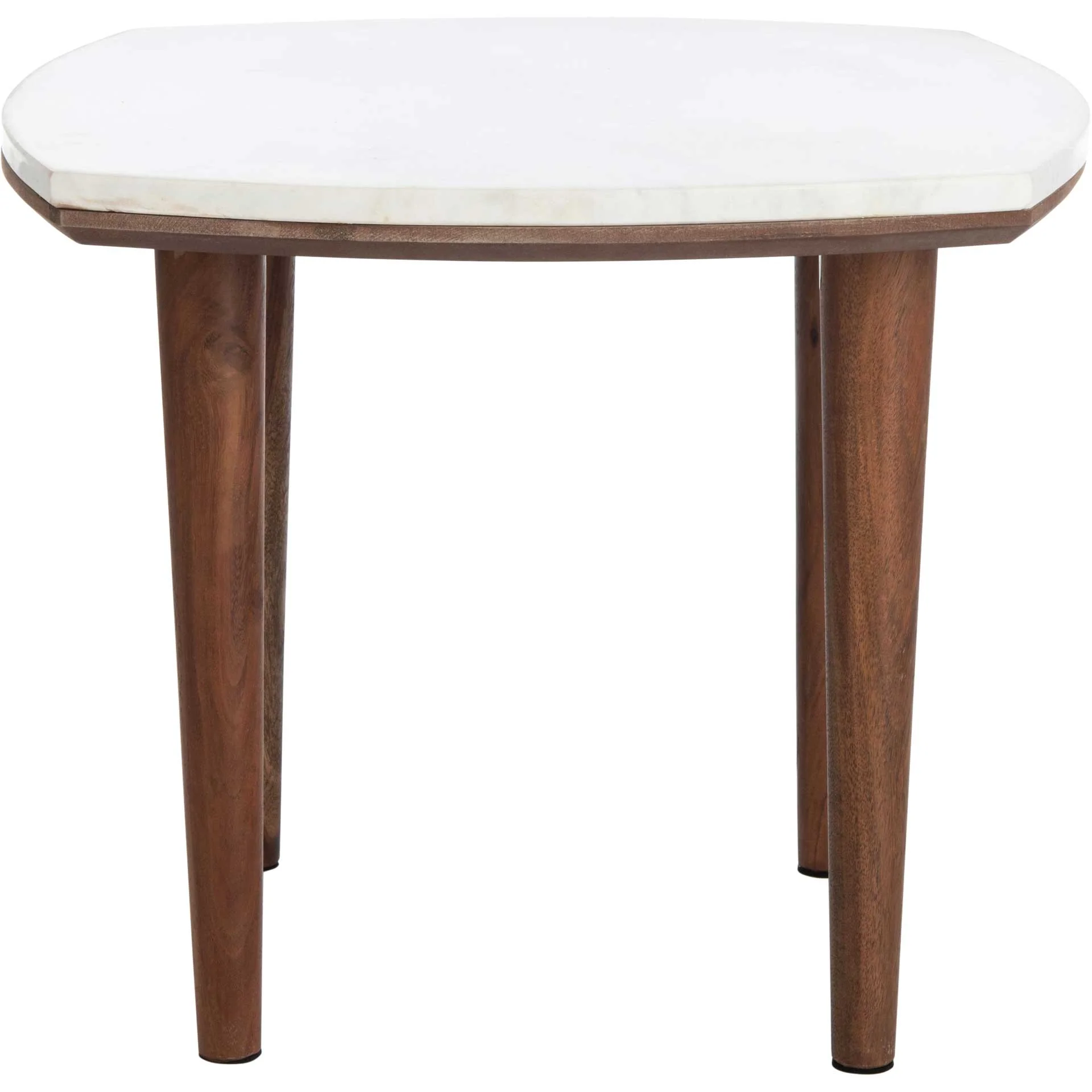 Larkspur Marble Side Table White Marble - Image 2