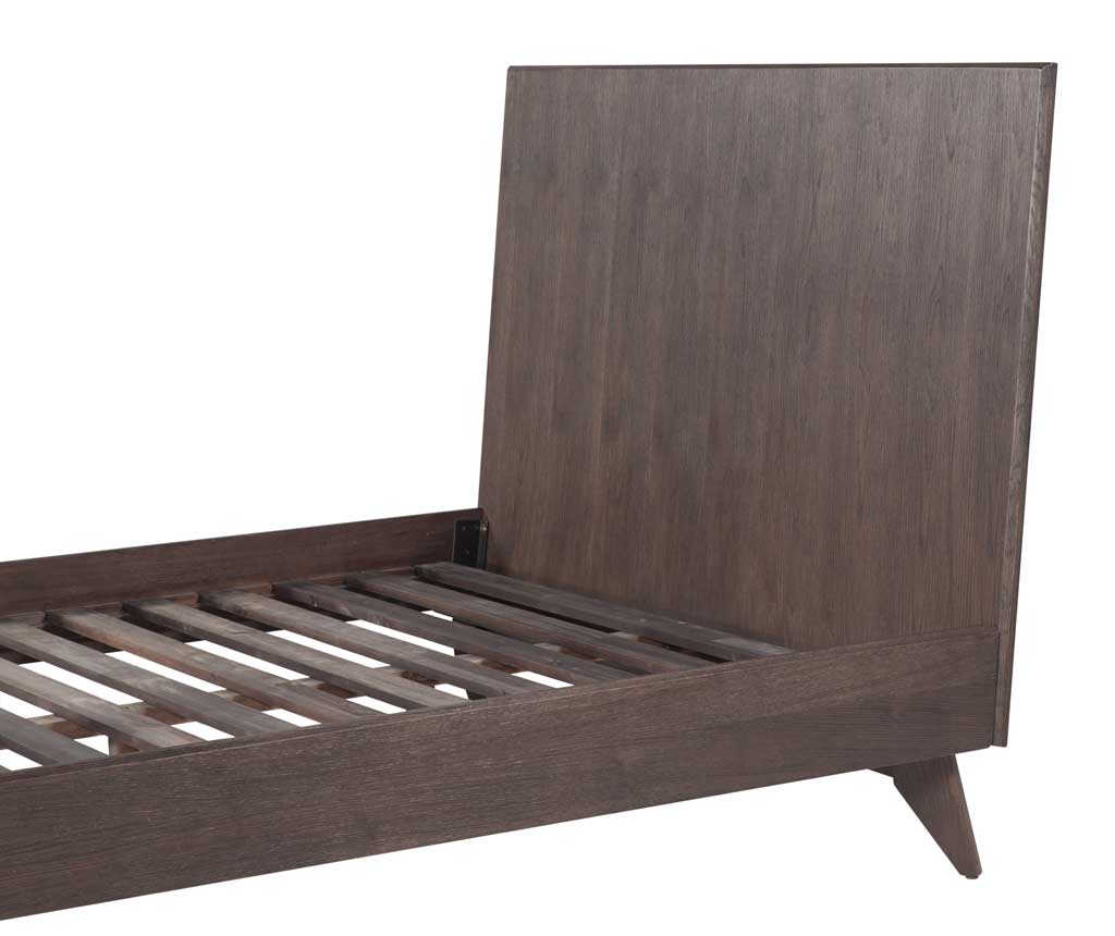 Lars Wooden Bed Oak/Oak Veneer - Image 3