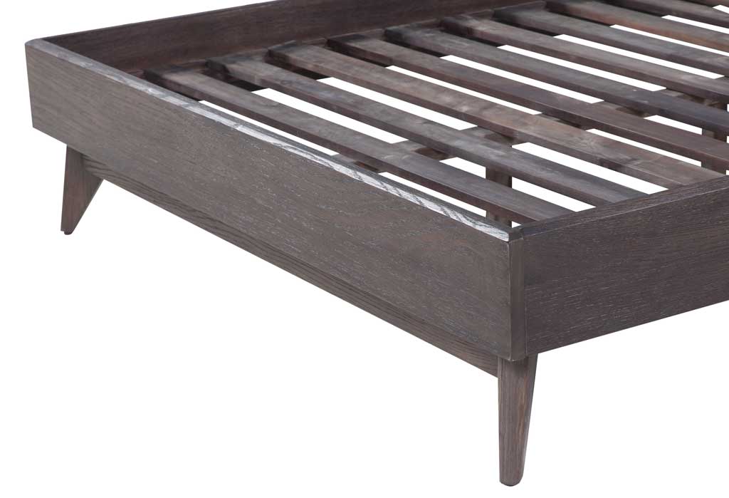Lars Wooden Bed Oak/Oak Veneer - Image 4