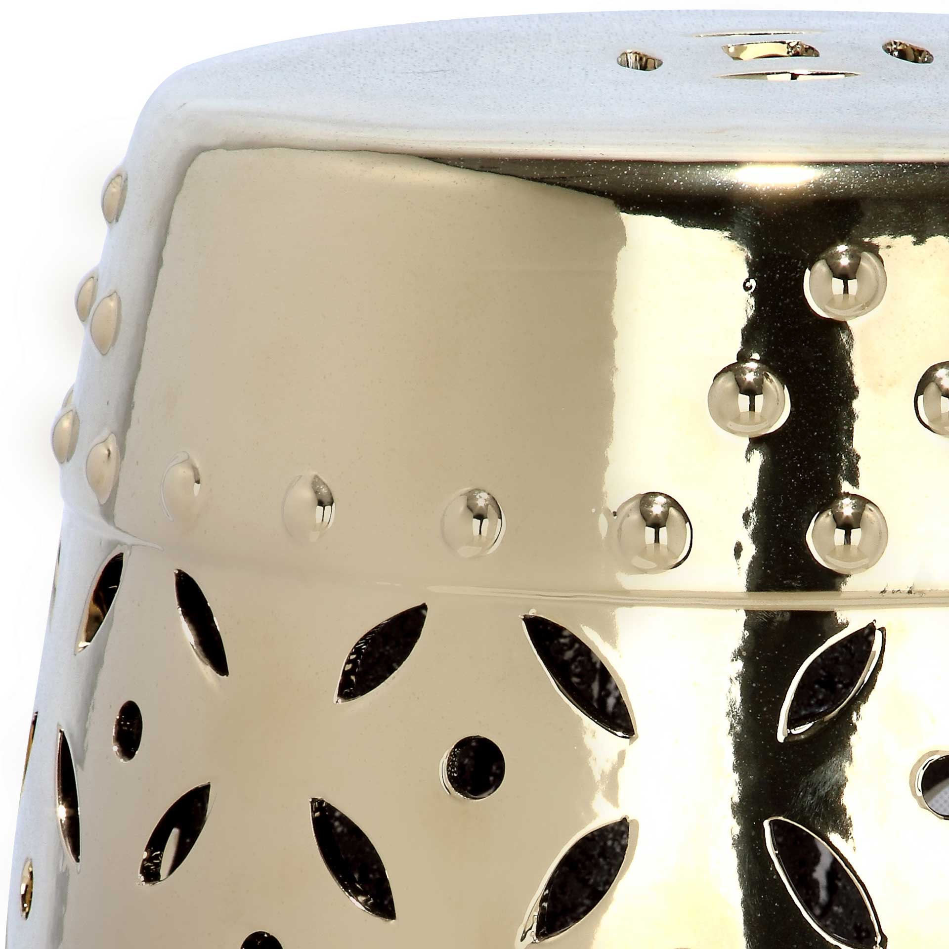 Lattice Coin Stool Gold - Image 2