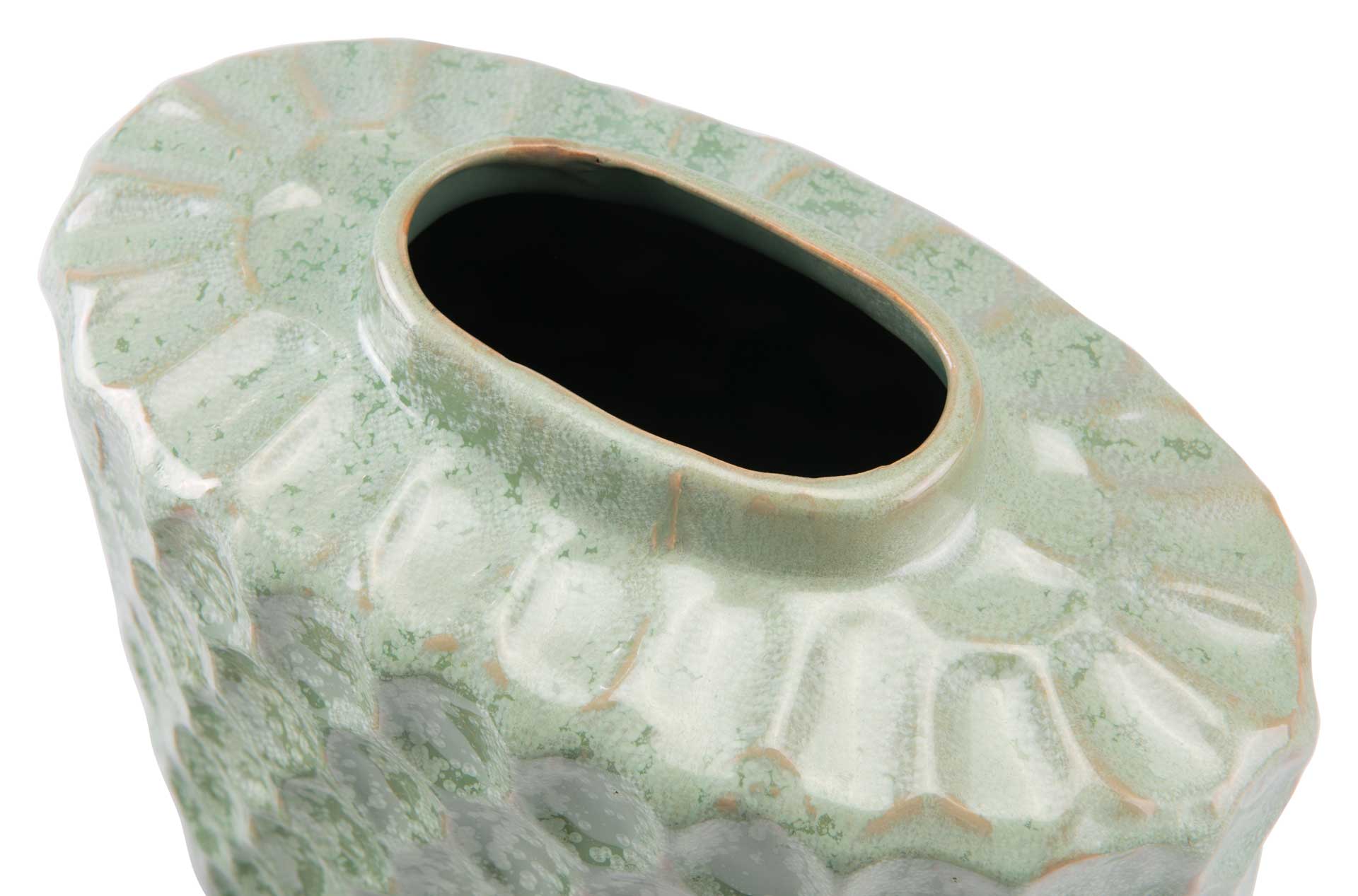 Lattice Covered Jar Green - Image 3