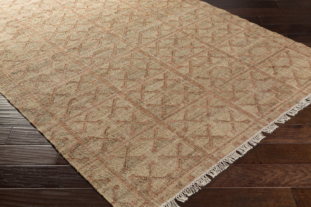 Laural Ivory/Beige/Salmon Area Rug - Image 2