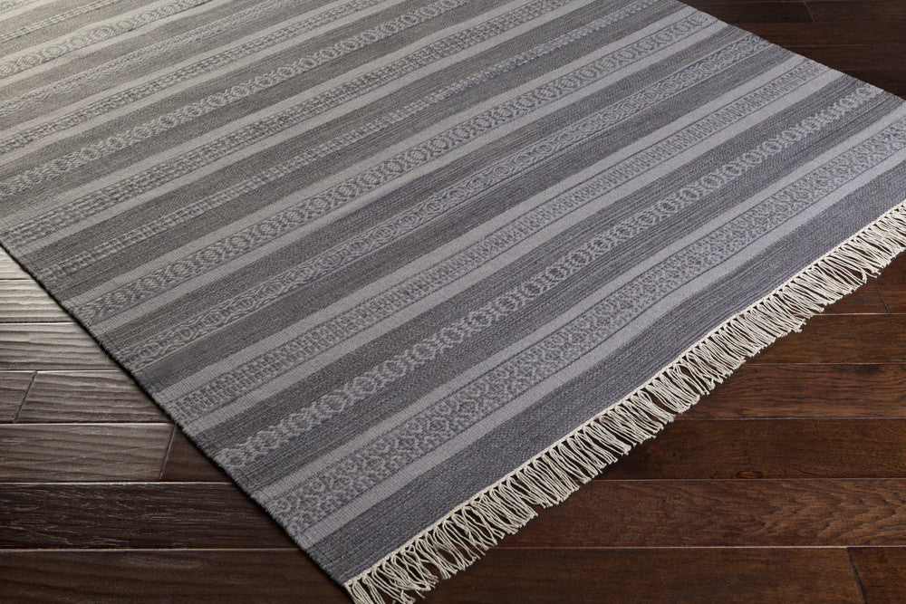 Lawry Light Gray/Charcoal Area Rug - Image 2