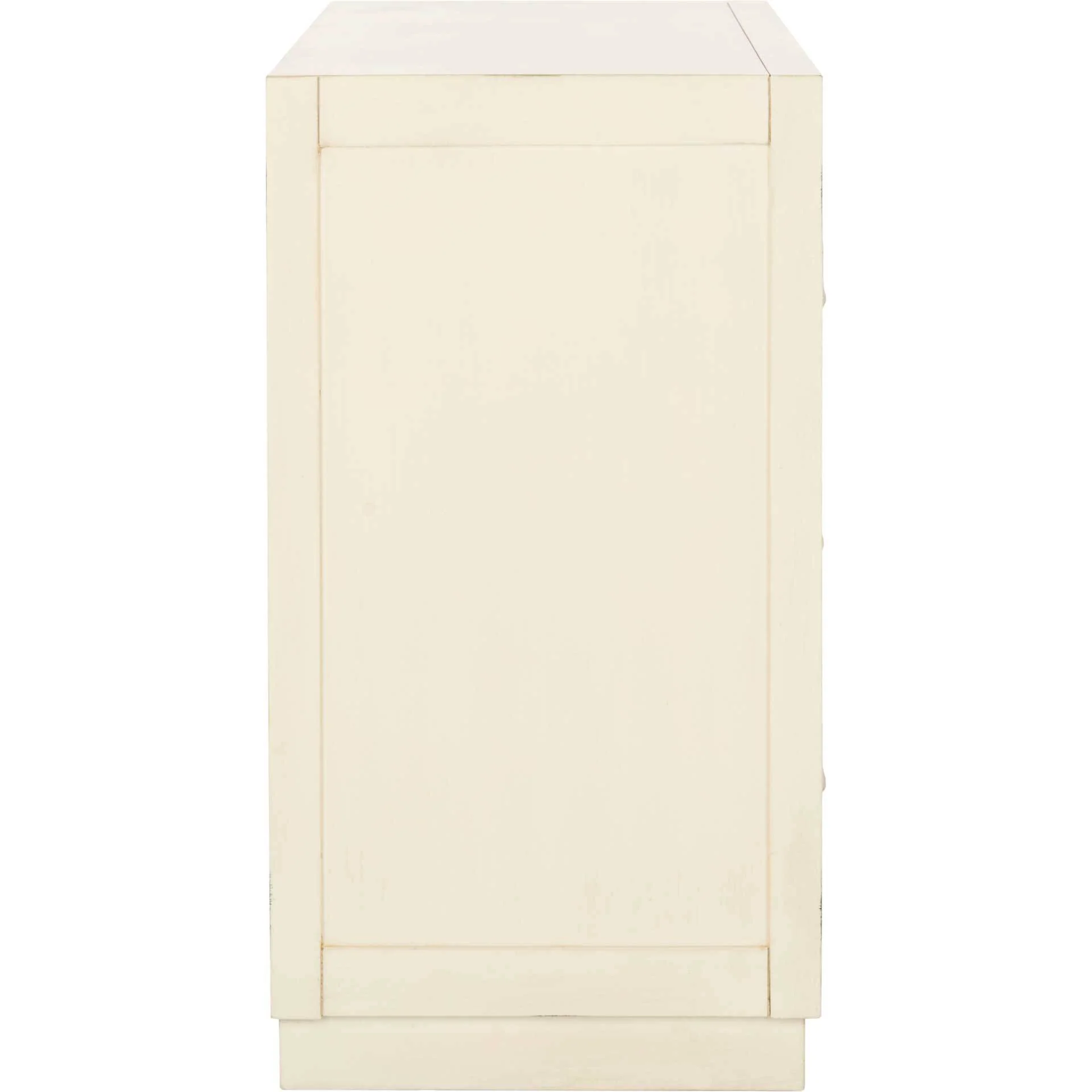 Lawson 3 Drawer Chest Antique Beige/Light Gray/Nickel - Image 3
