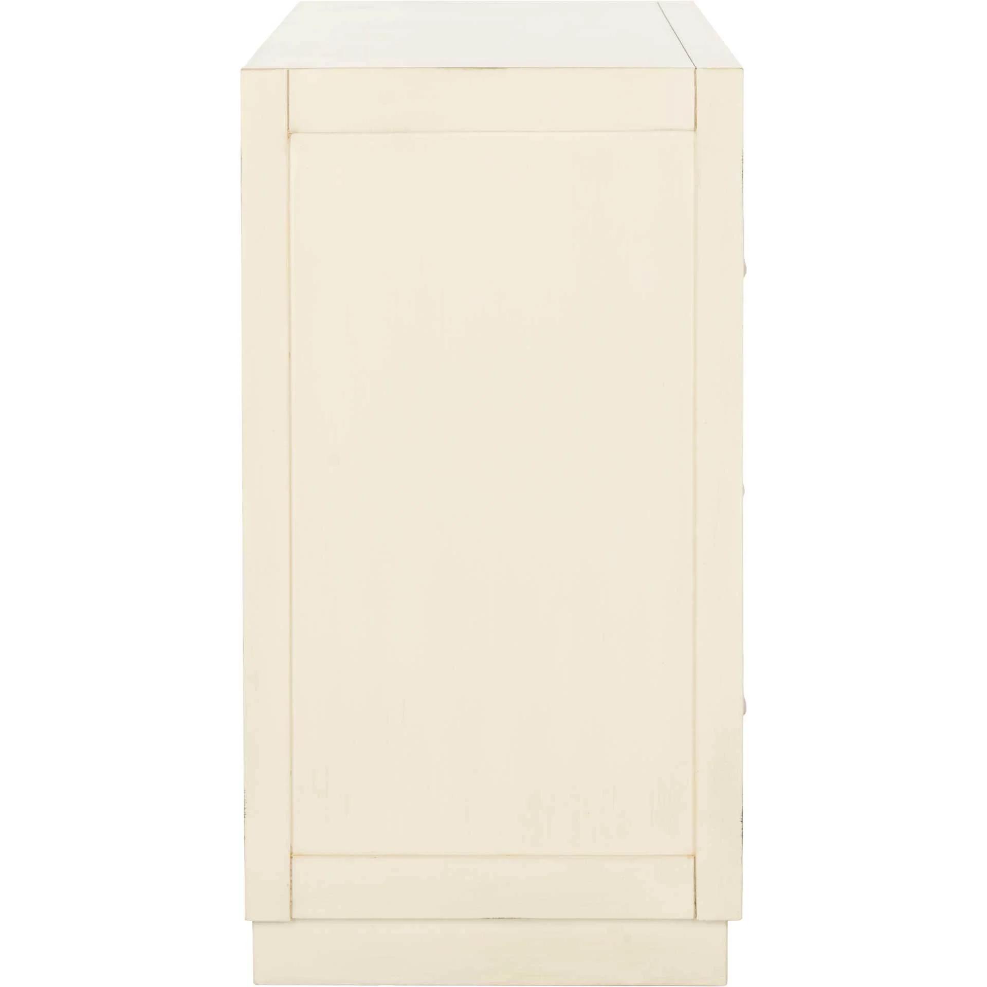 Lawson 3 Drawer Chest Antique Beige/Nickel - Image 3