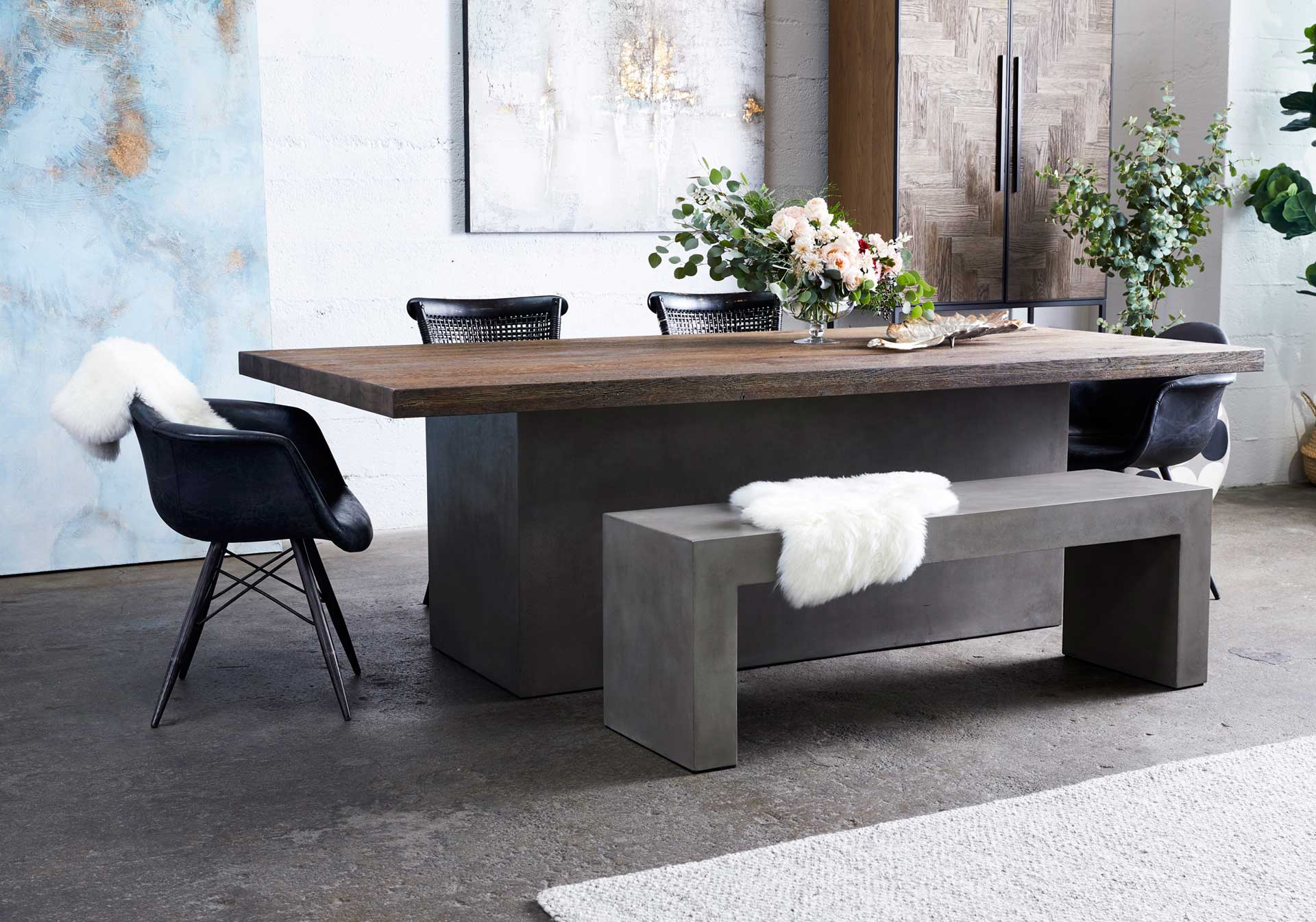 Lazlo Fiberstone Bench - Image 6
