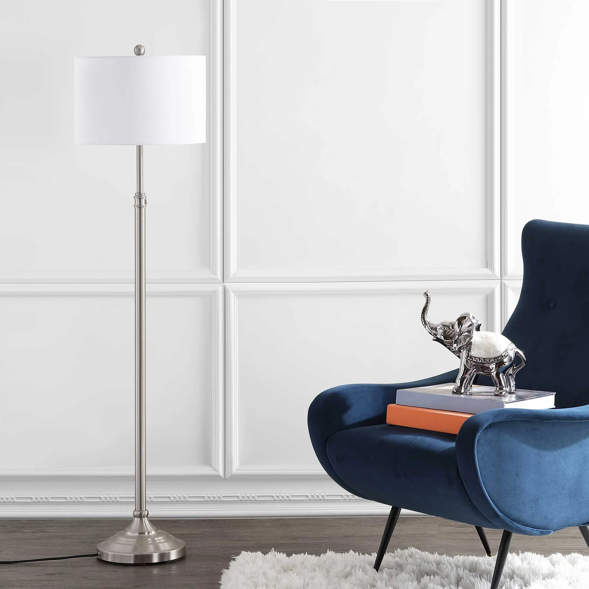 Leaf Floor Lamp Brush Nickel - Image 3