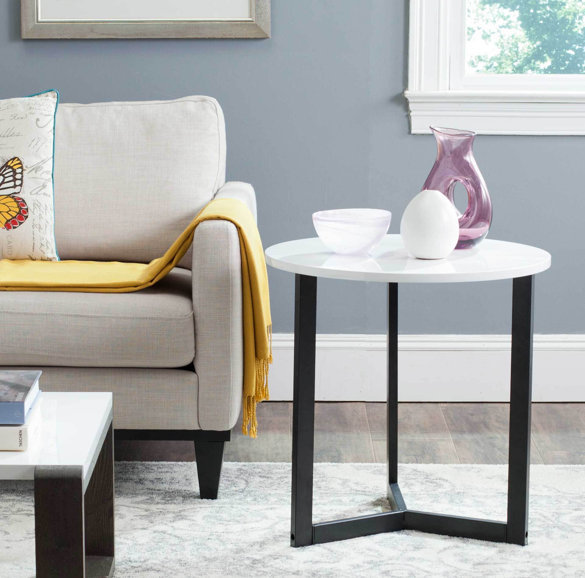 Leala Wood End Table White - Image 3
