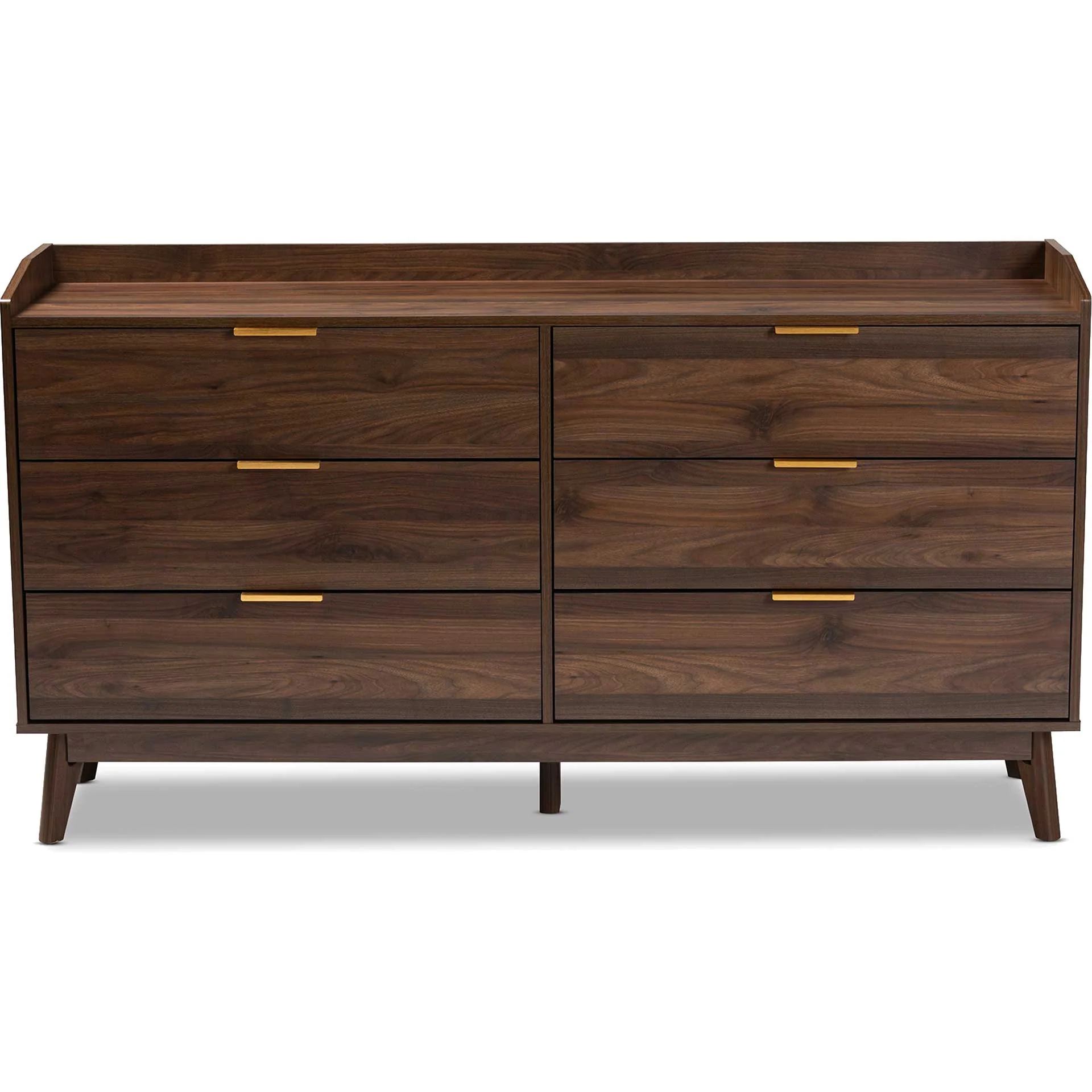 Leara 6-Drawer Dresser Walnut - Image 2