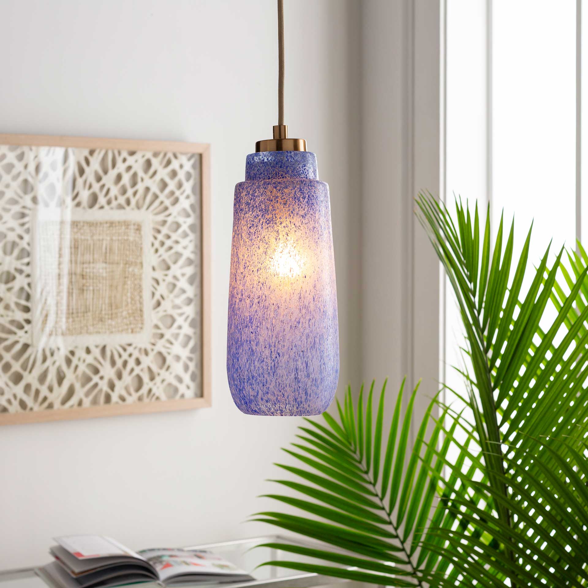 Leilani Ceiling Lamp Violet/Blue/Bronze - Image 6