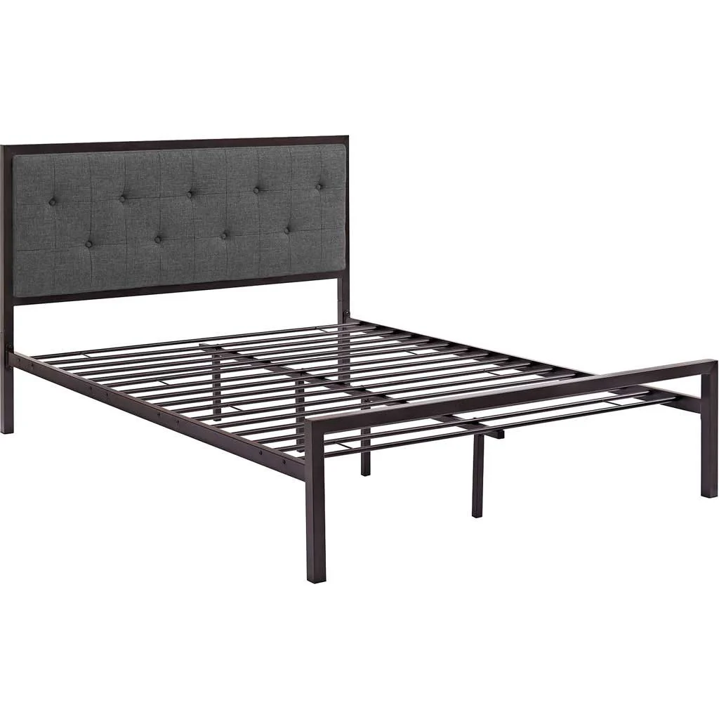 Lendal Fabric Bed Brown/Gray - Image 4