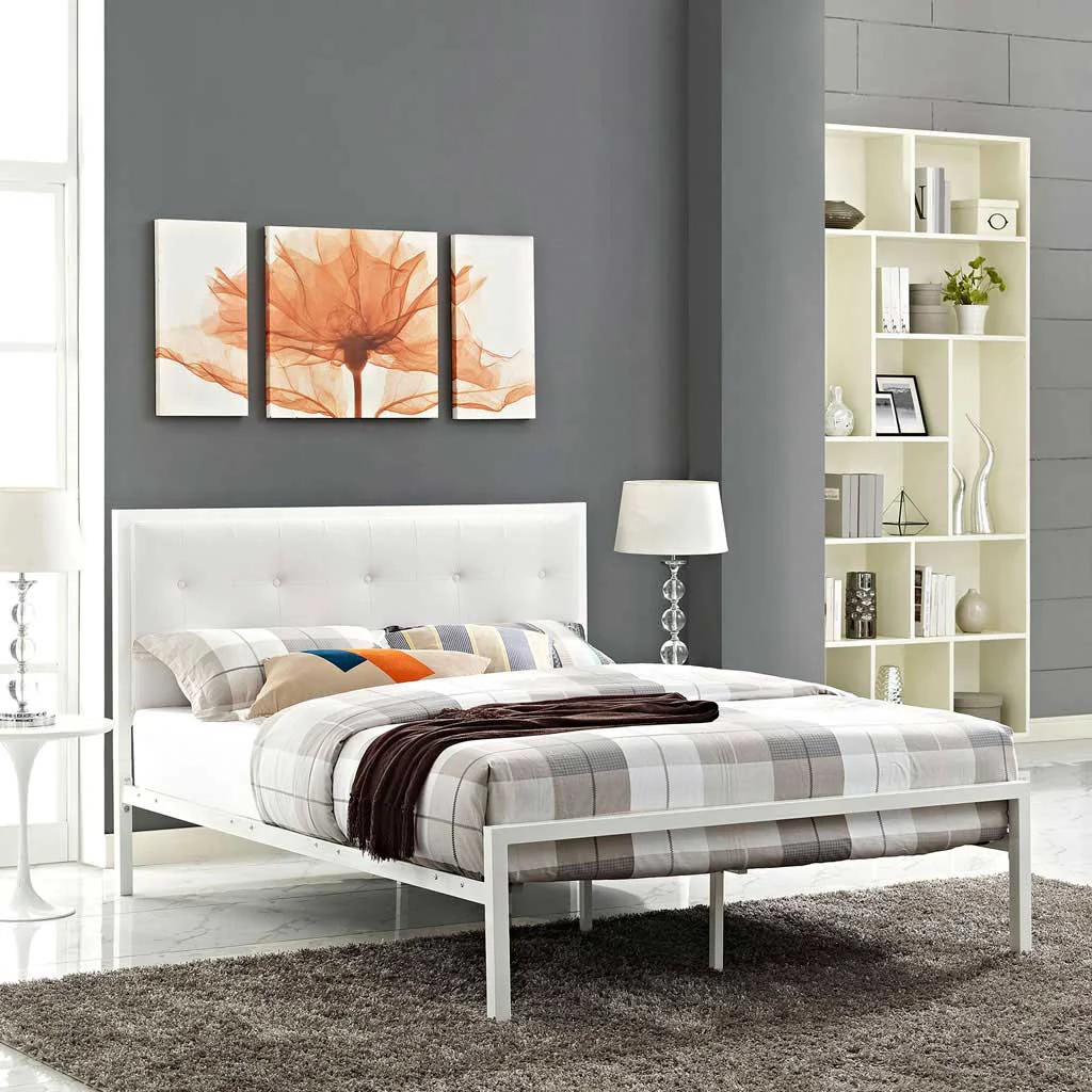 Lendal Vinyl Bed White - Image 5