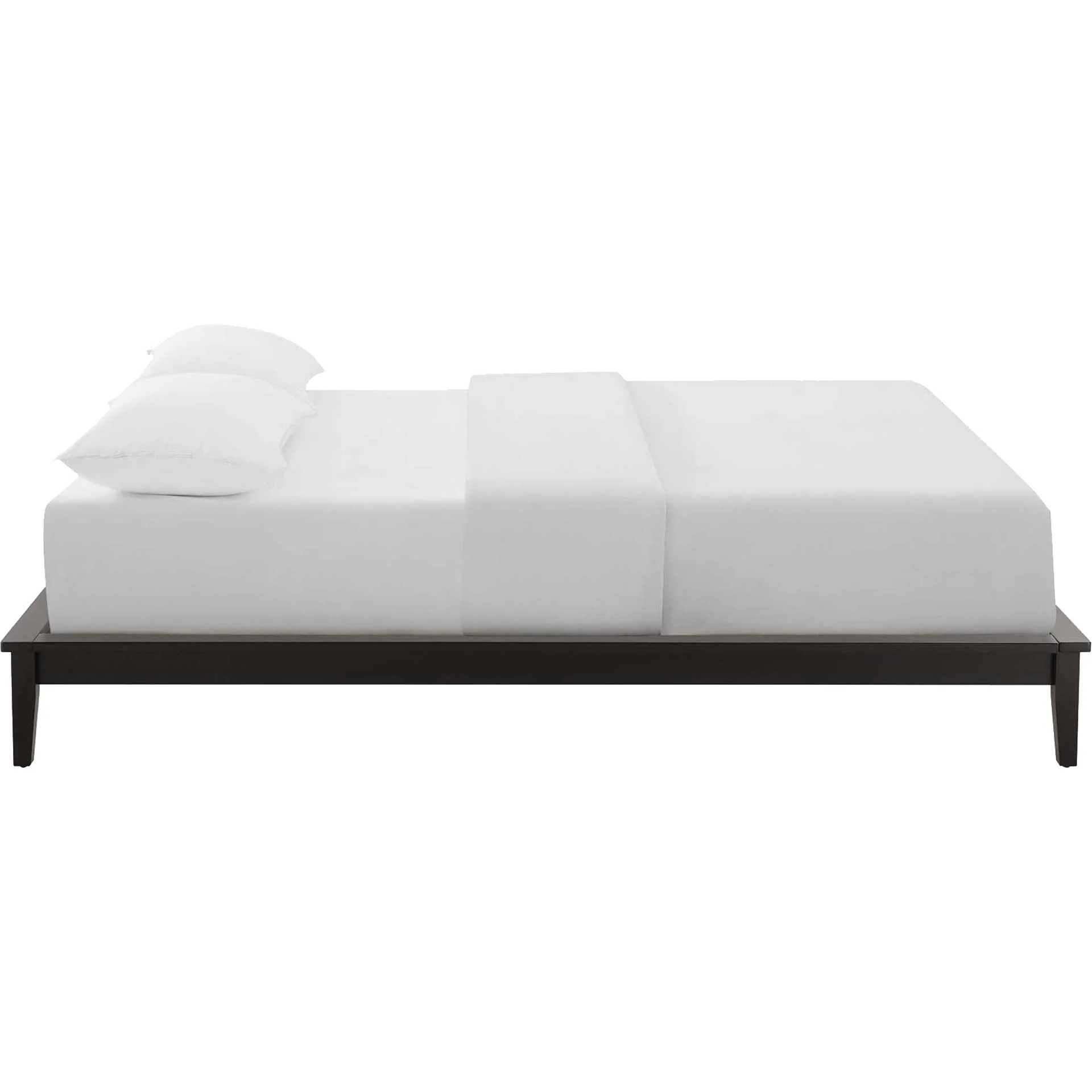 Lennon Wood Platform Bed Frame Cappuccino - Image 3