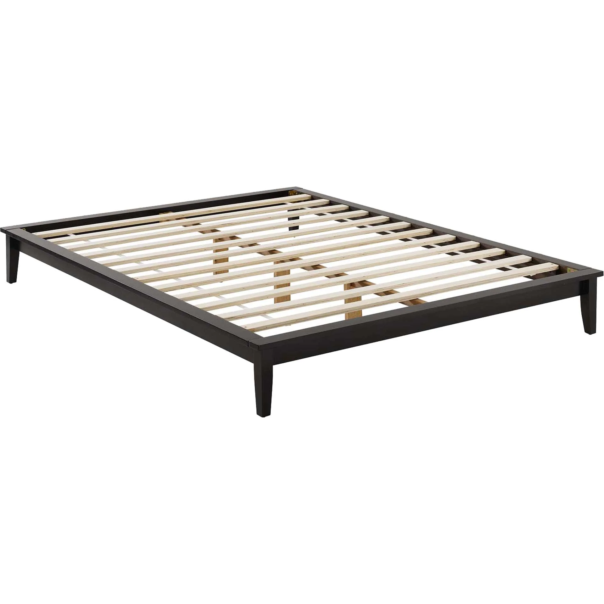 Lennon Wood Platform Bed Frame Cappuccino - Image 4