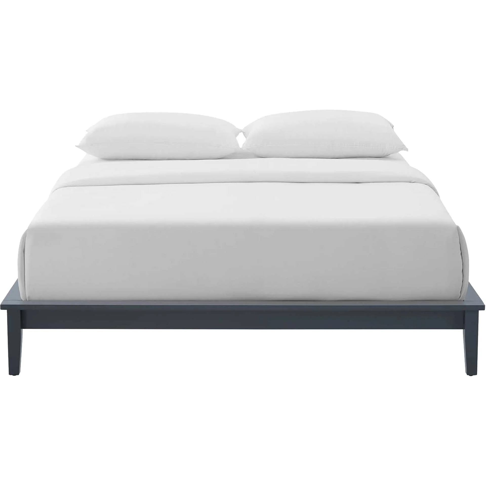 Lennon Wood Platform Bed Frame Gray - Image 2