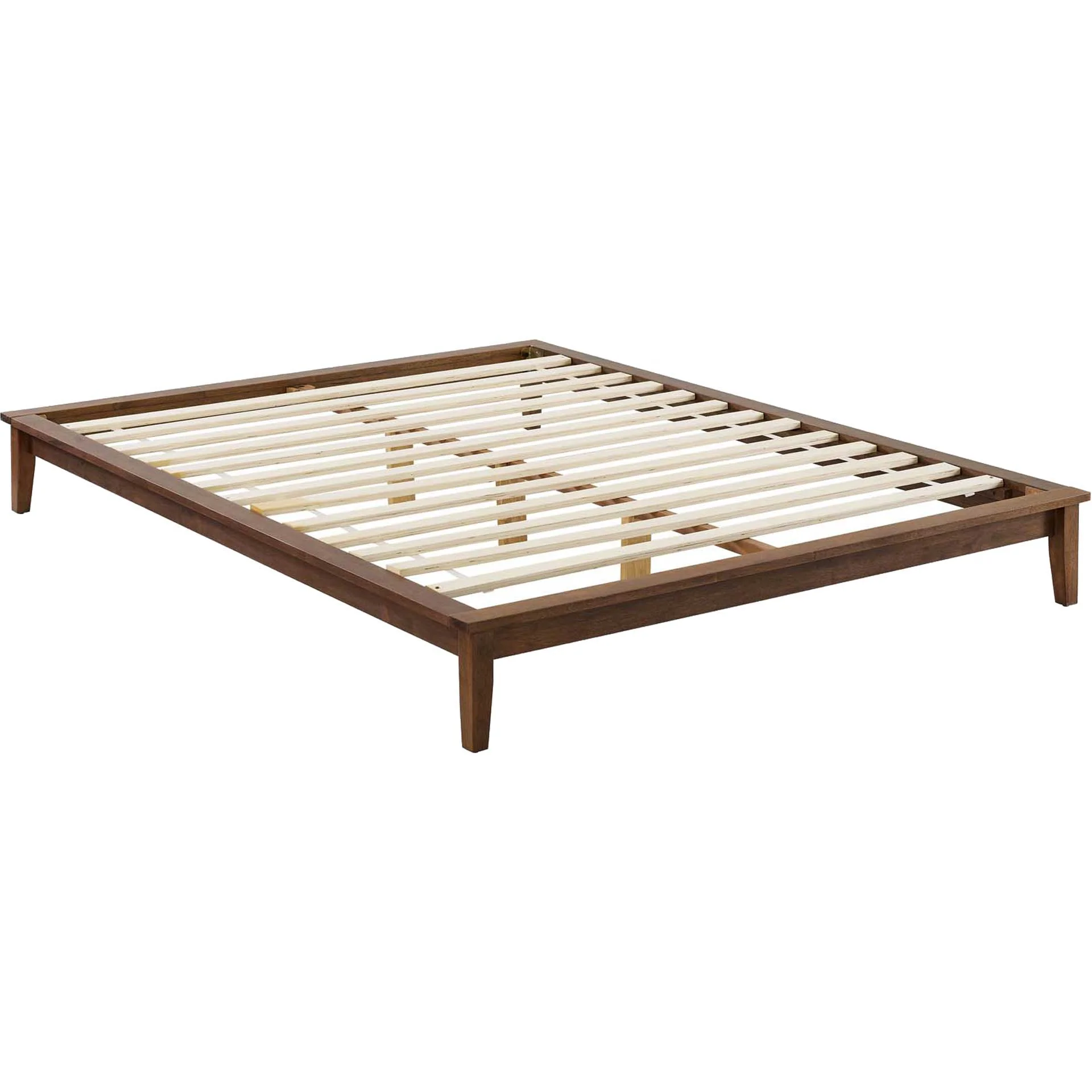 Lennon Wood Platform Bed Frame Walnut - Image 4