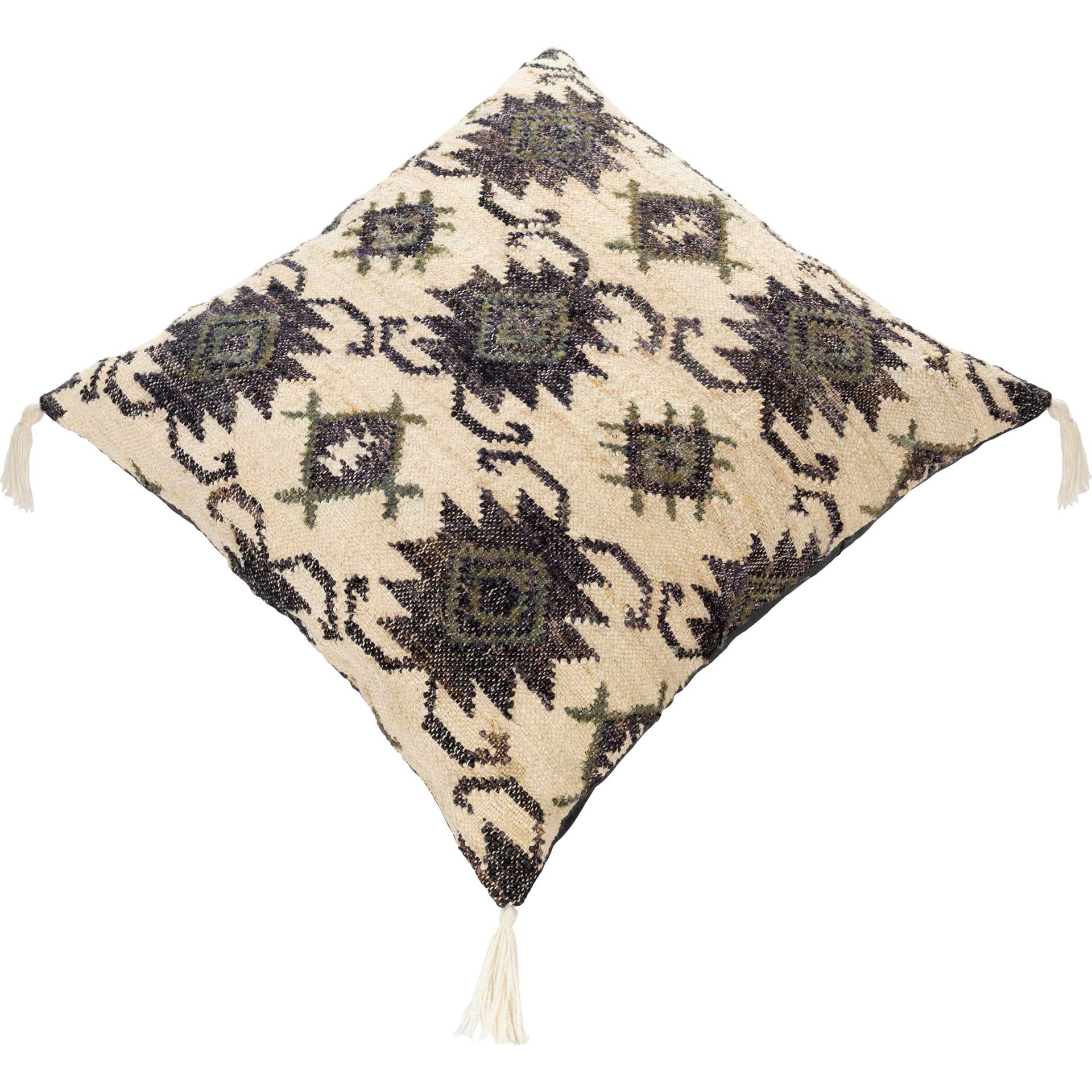 Lennox Pillow Black/Charcoal/Cream - Image 2