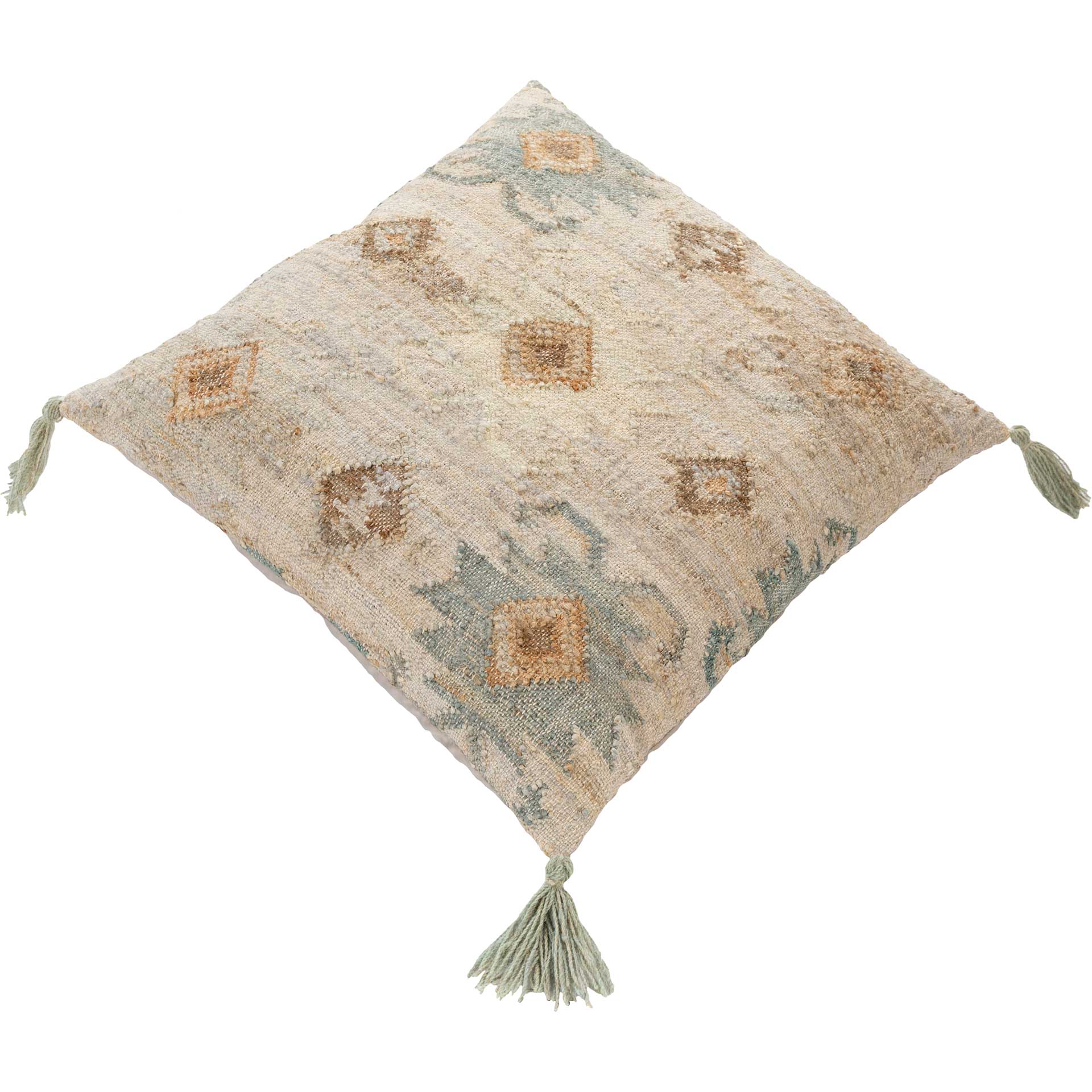 Lennox Pillow Khaki/Ivory/Dark Green - Image 2