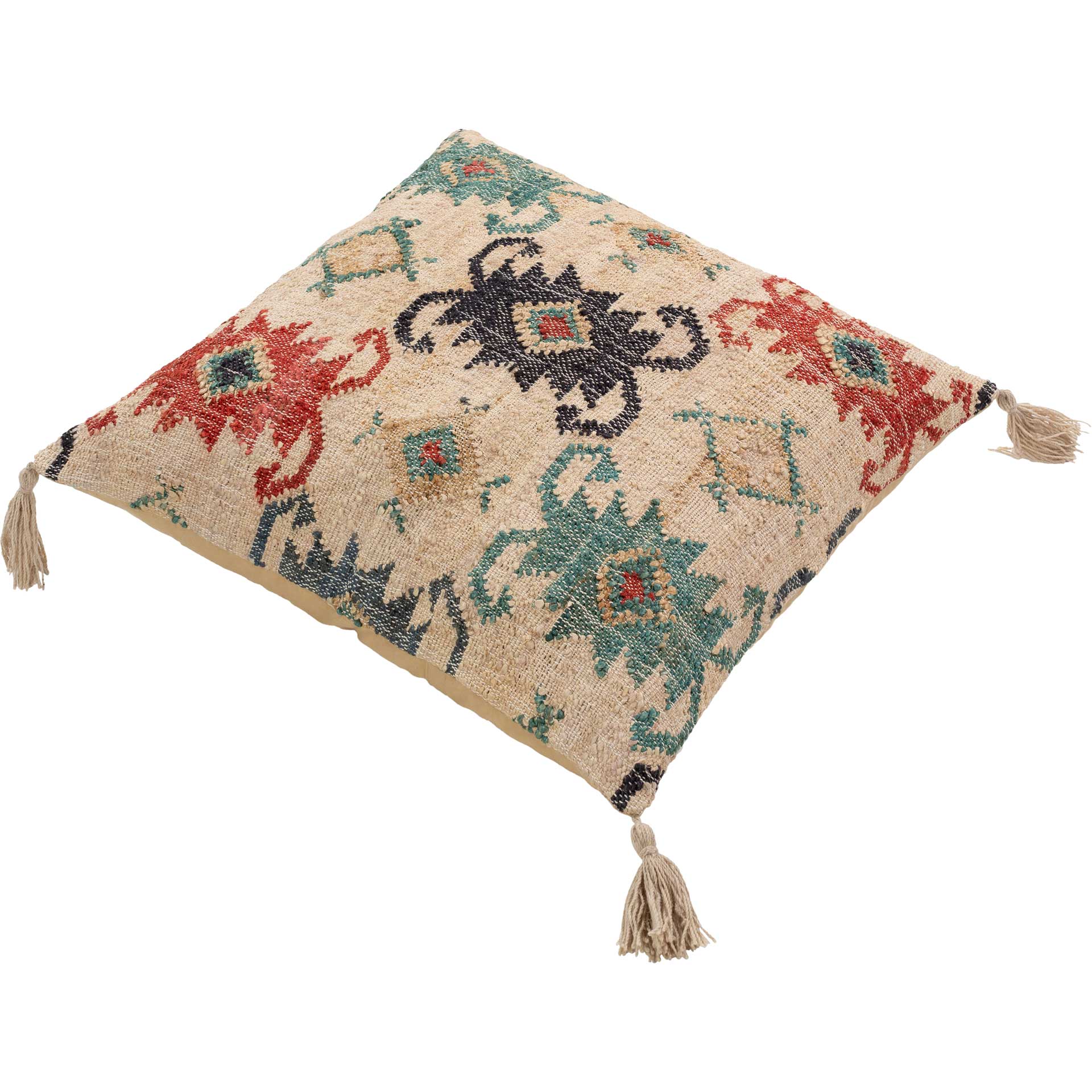 Lennox Pillow Teal/Khaki/Wheat - Image 2
