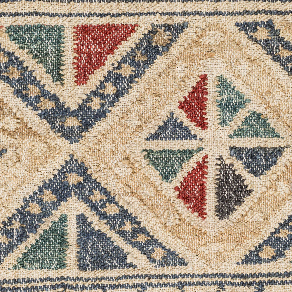 Lenora Cream/Tan/Navy Area Rug - Image 4