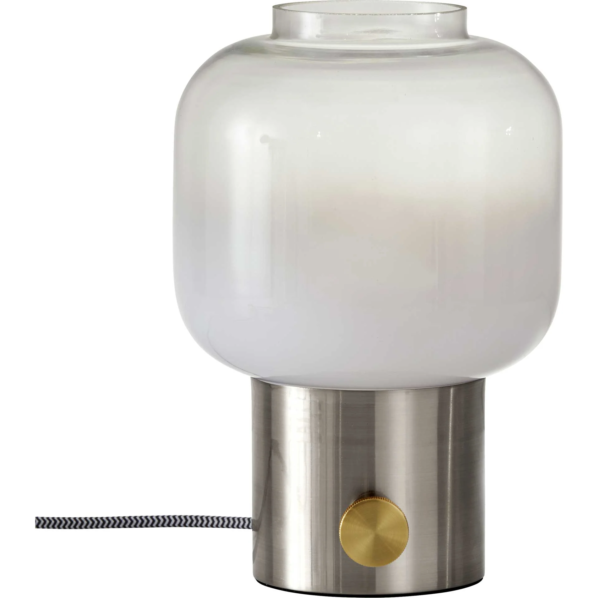 Lens Table Lamp Brushed Steel - Image 6