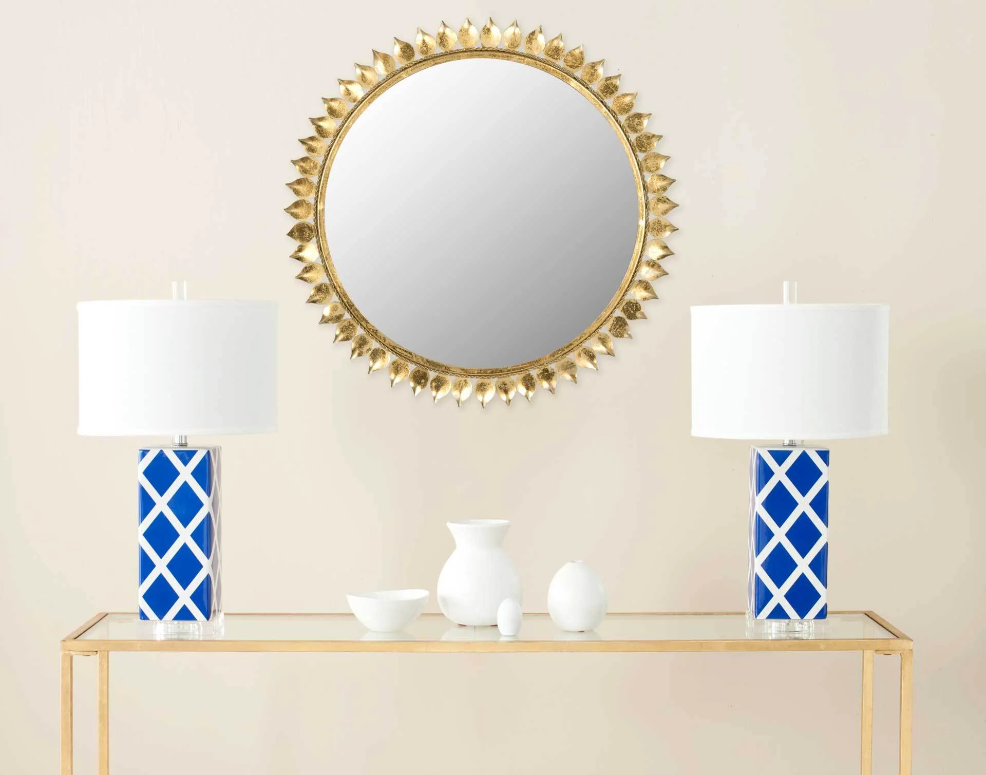 Leon Crown Sunburst Mirror - Image 3