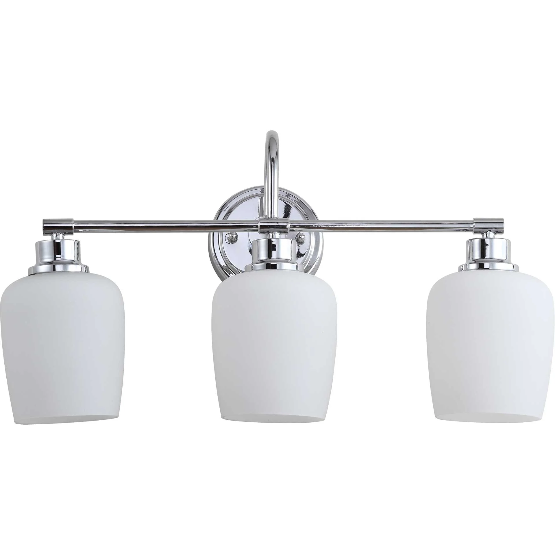 Leslie Three Light Bathroom Sconce Chrome - Image 3