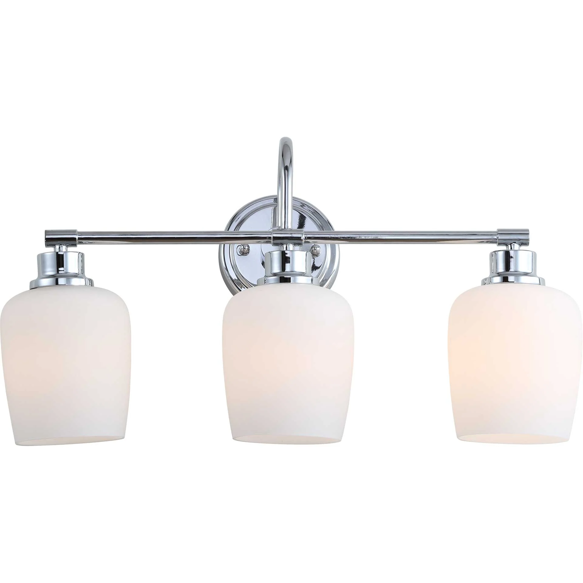 Leslie Three Light Bathroom Sconce Chrome - Image 4