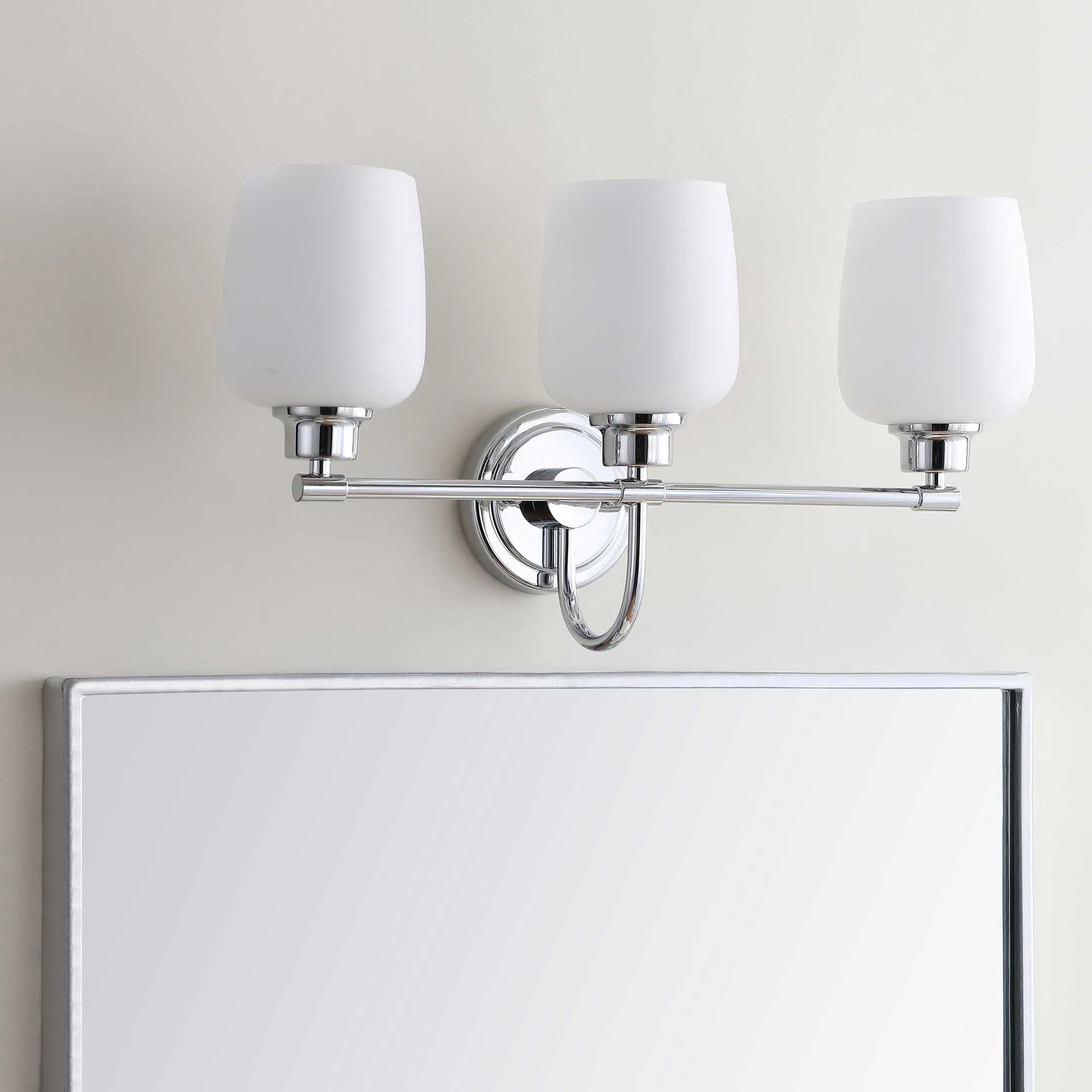Leslie Three Light Bathroom Sconce Chrome - Image 5