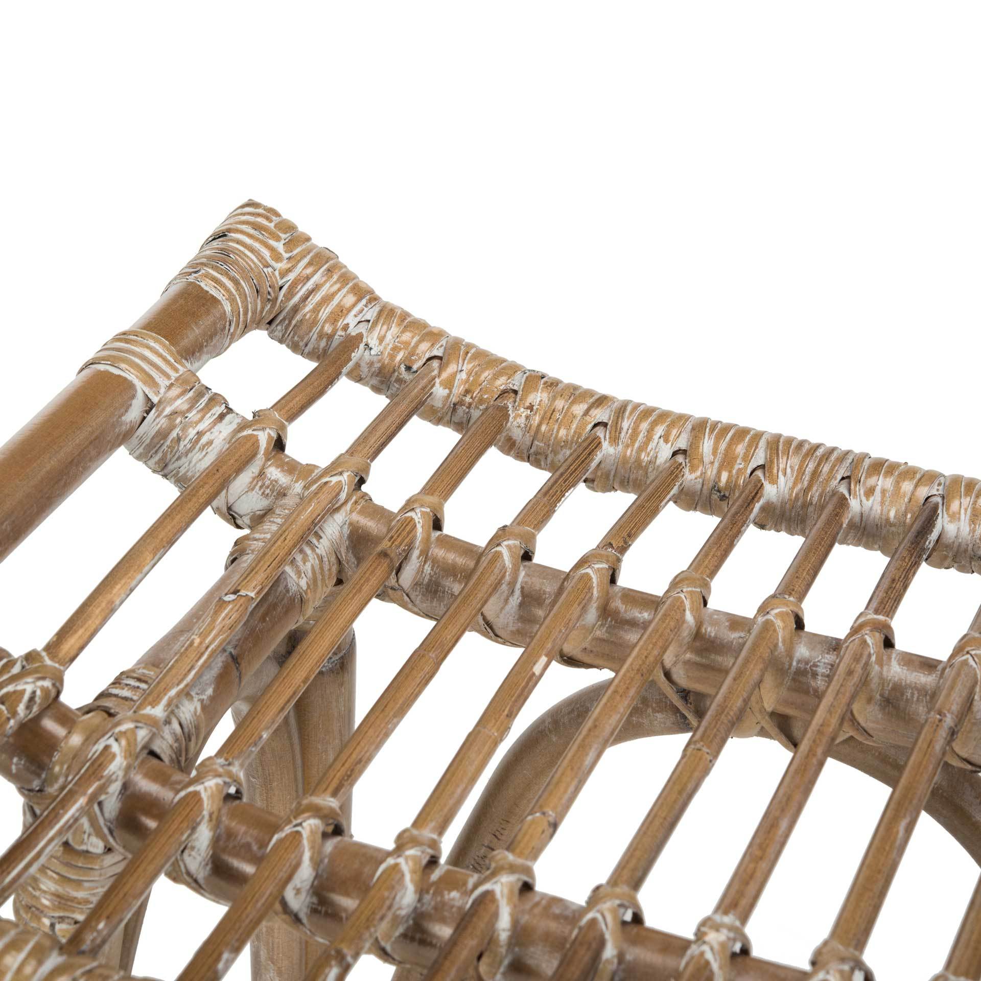 Lesly Rattan Bar Stool Gray White Wash - Image 11