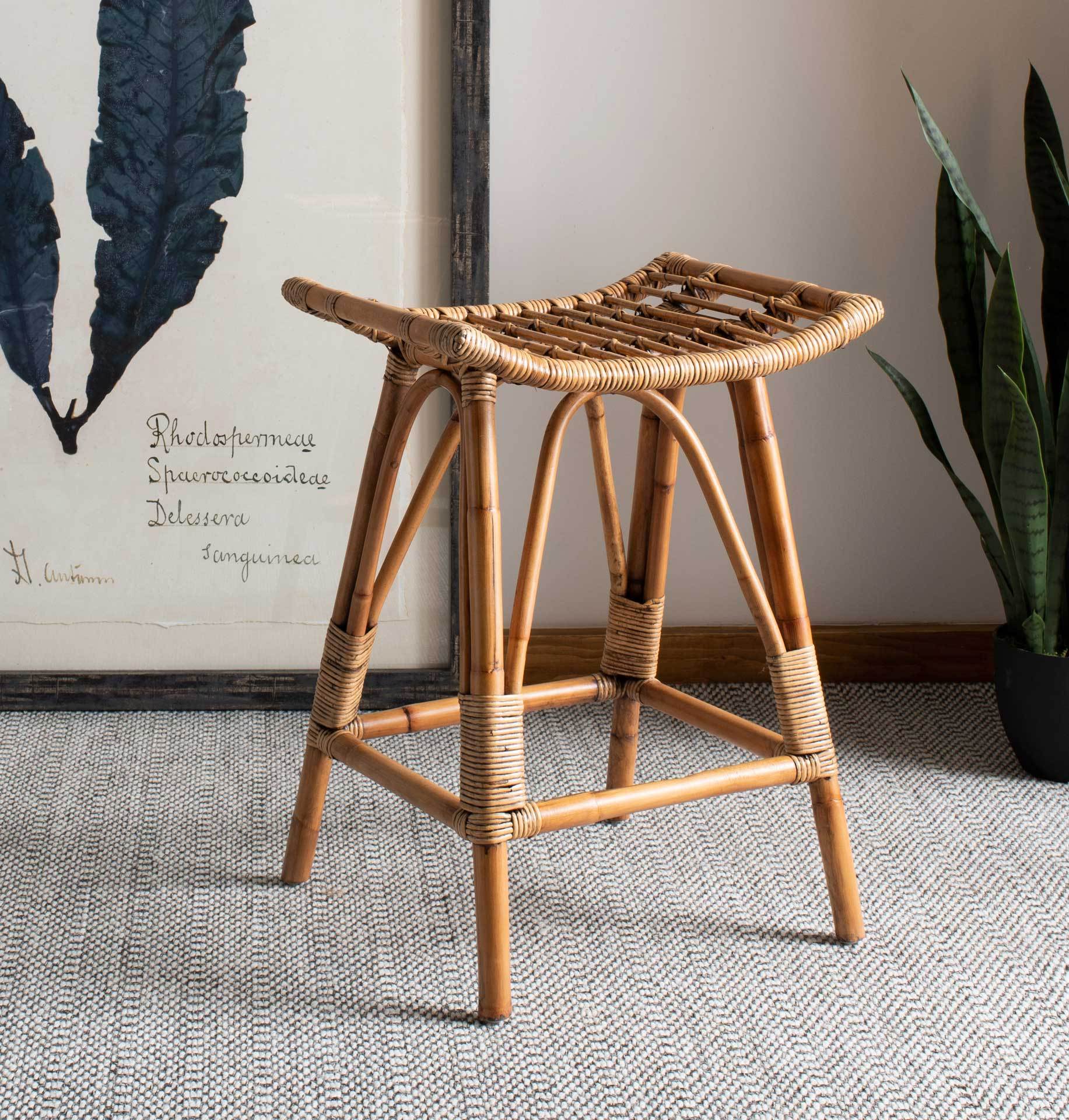 Lesly Rattan Bar Stool Honey Brown - Image 12