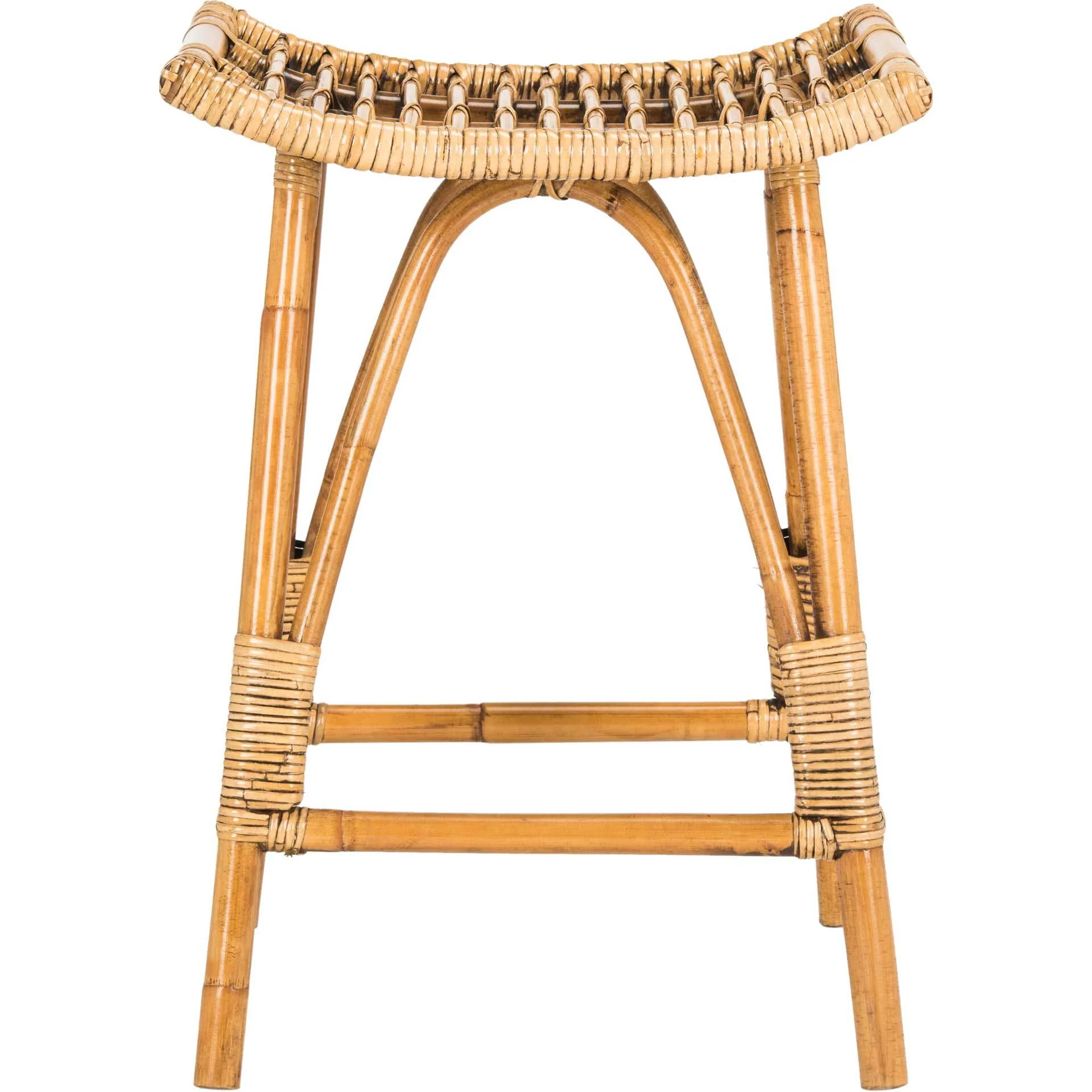 Lesly Rattan Bar Stool Honey Brown - Image 8