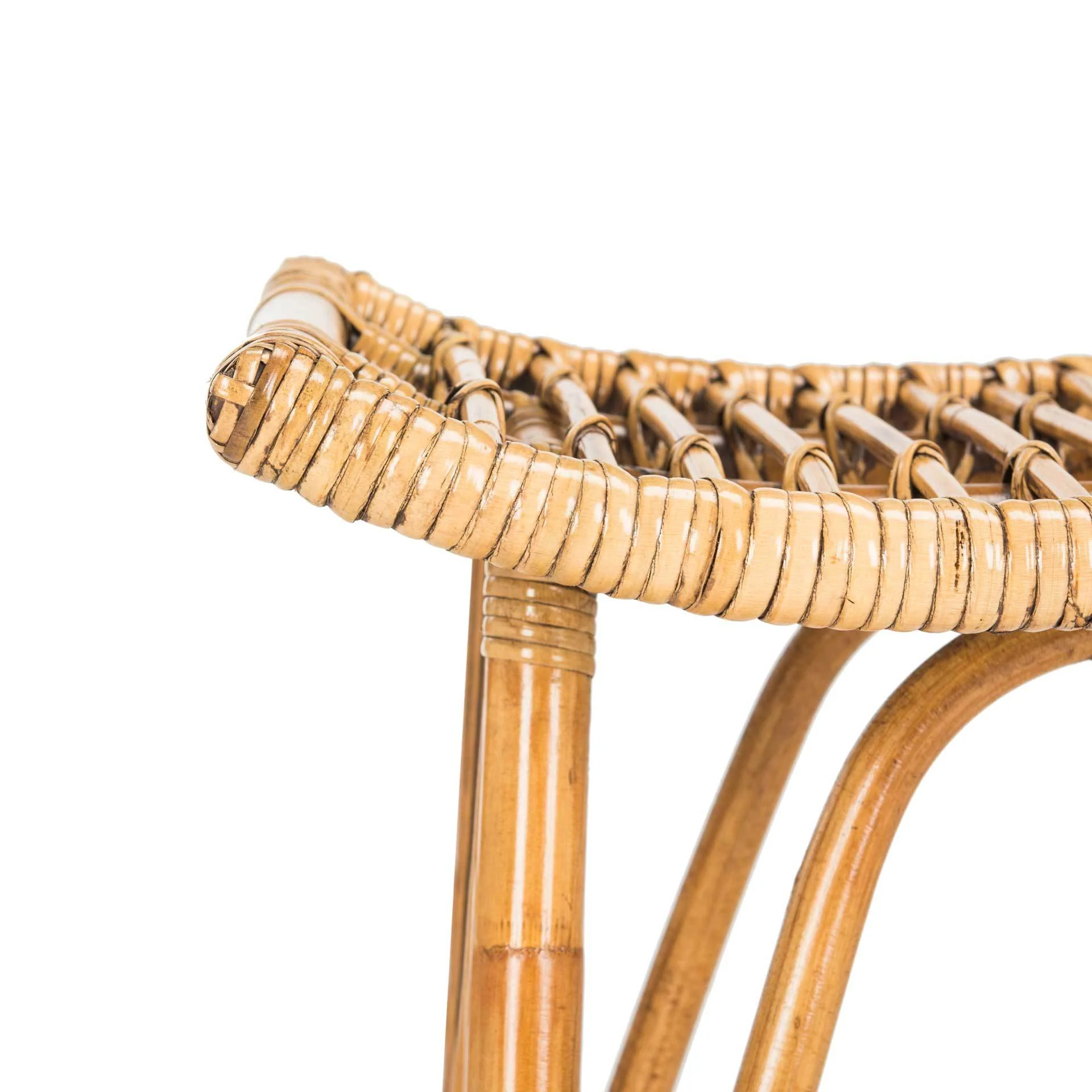 Lesly Rattan Bar Stool Honey Brown - Image 9
