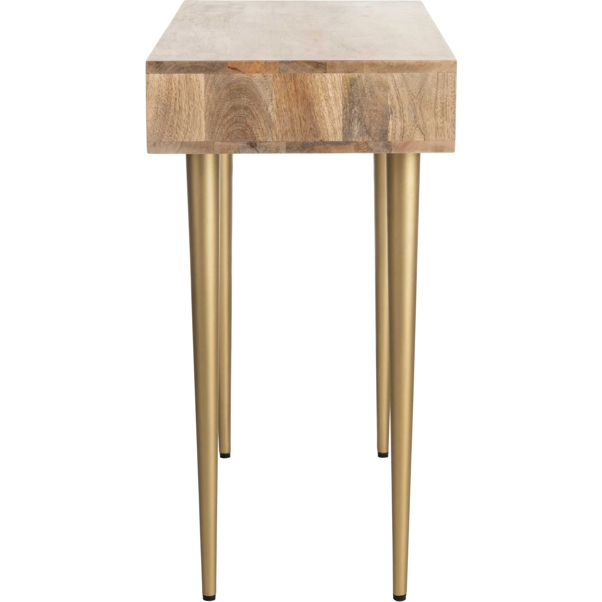 Lester Desk Natural/Cement/Brass - Image 3