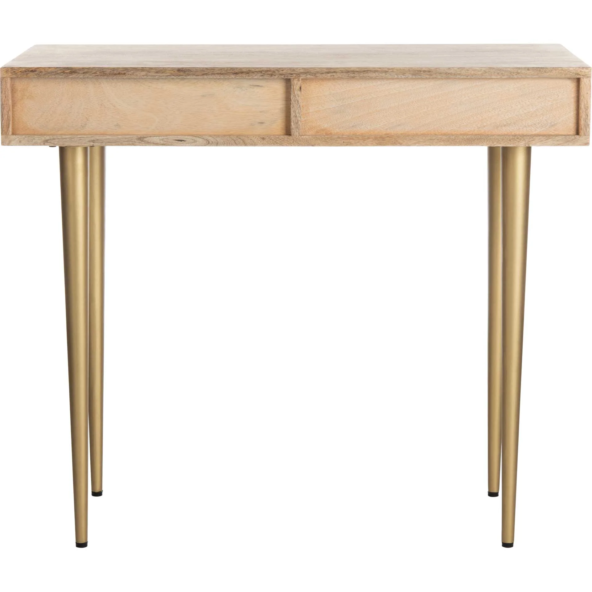 Lester Desk Natural/Cement/Brass - Image 4