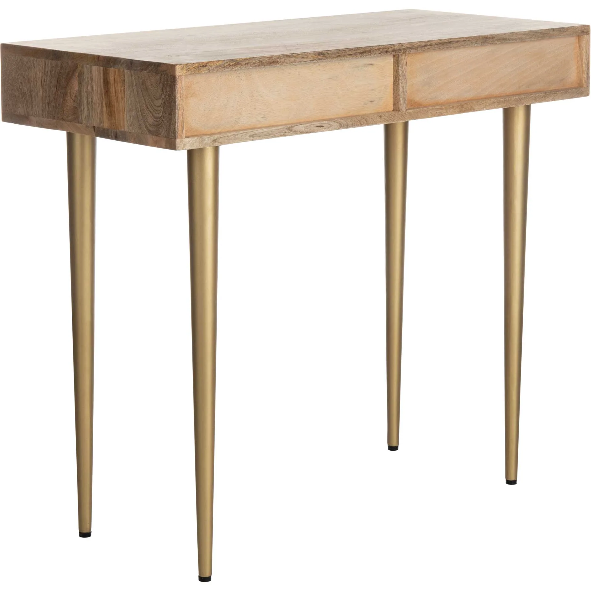 Lester Desk Natural/Cement/Brass - Image 5